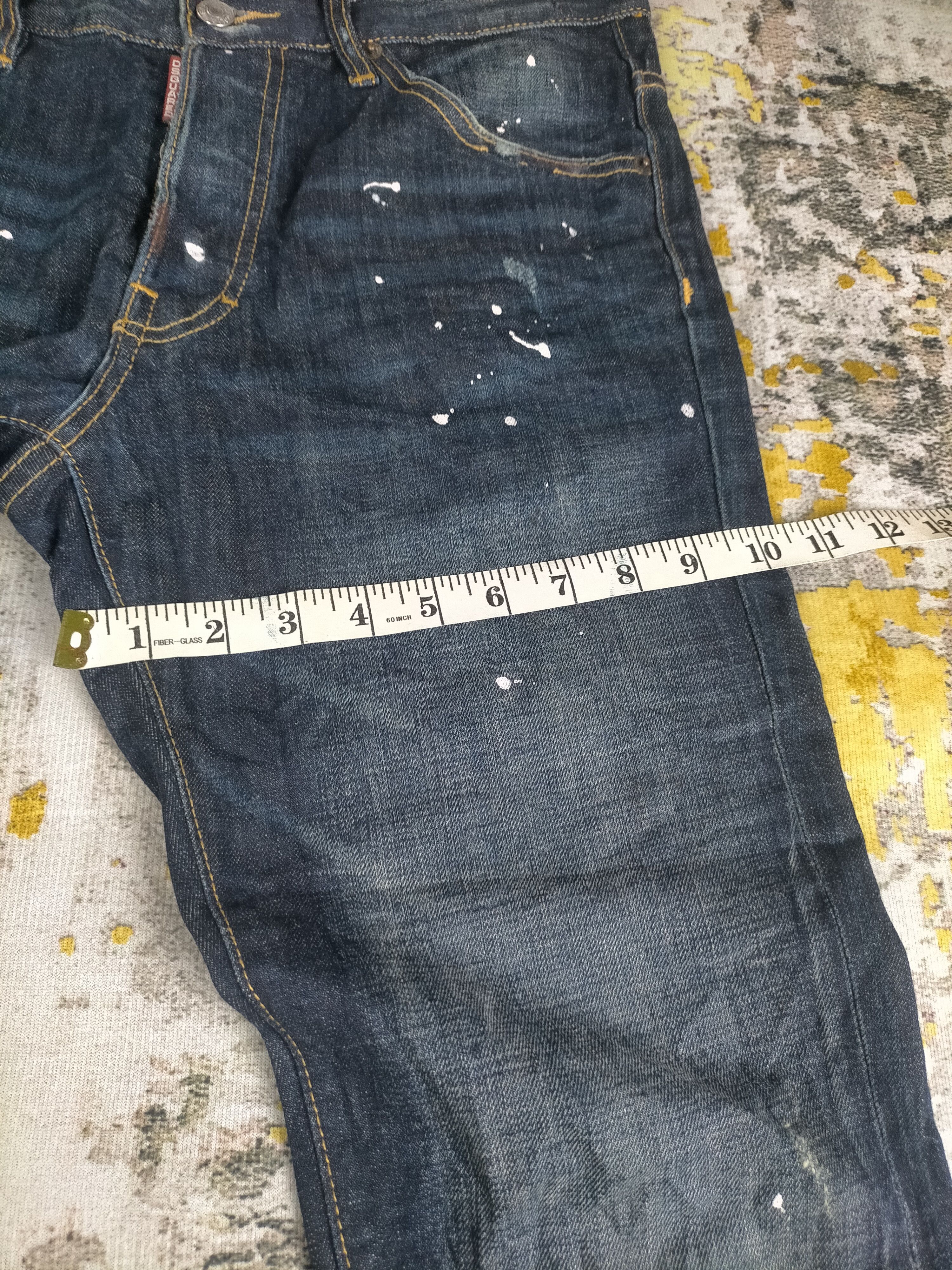 Dsquared2 🔥 Like New Dsquared2 Splatter Distressed Jeans Size US 33 - 12 Thumbnail