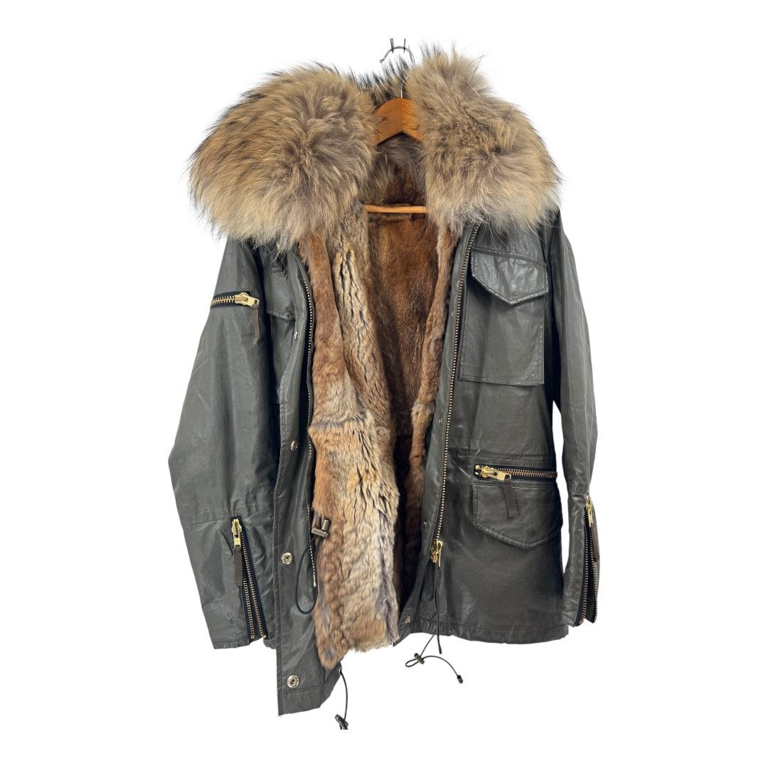 SAM. SAM Army Parka Kate Fur Jacket Khaki Green S Size S / US 4 / IT 40 - 1 Thumbnail