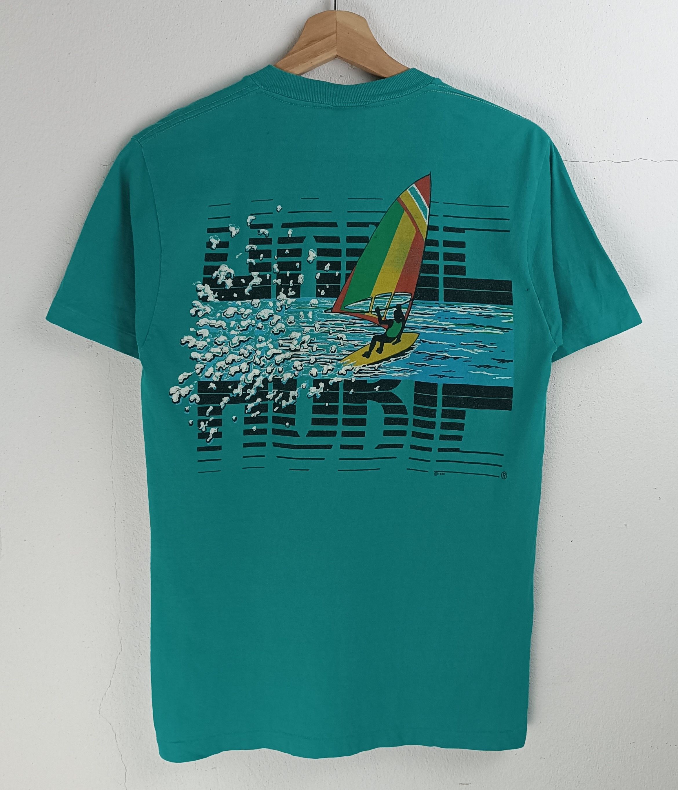 Vintage VINTAGE 1988 HOBIE SURFING SKATE SURF STYLE HAWAII TEES Size US S / EU 44-46 / 1 - 3 Thumbnail