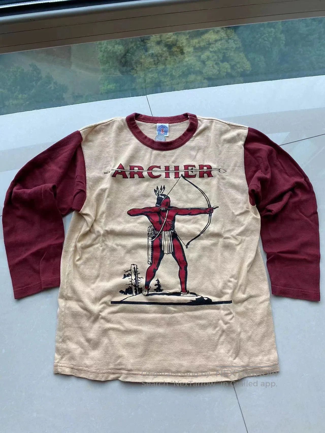 Freewheelers Vintage Archer Petroleum Long Sleeve Shirt. Size US S / EU 44-46 / 1 - 1 Thumbnail