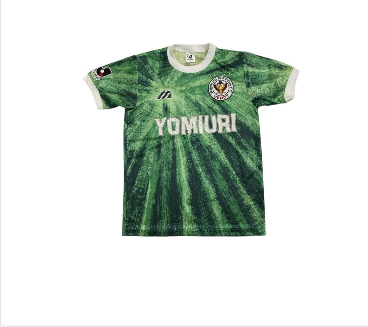 Vintage vintage 1993-95 Verdy Kawasaki Mizuno home football shirt. Size US L / EU 52-54 / 3 - 3 Thumbnail