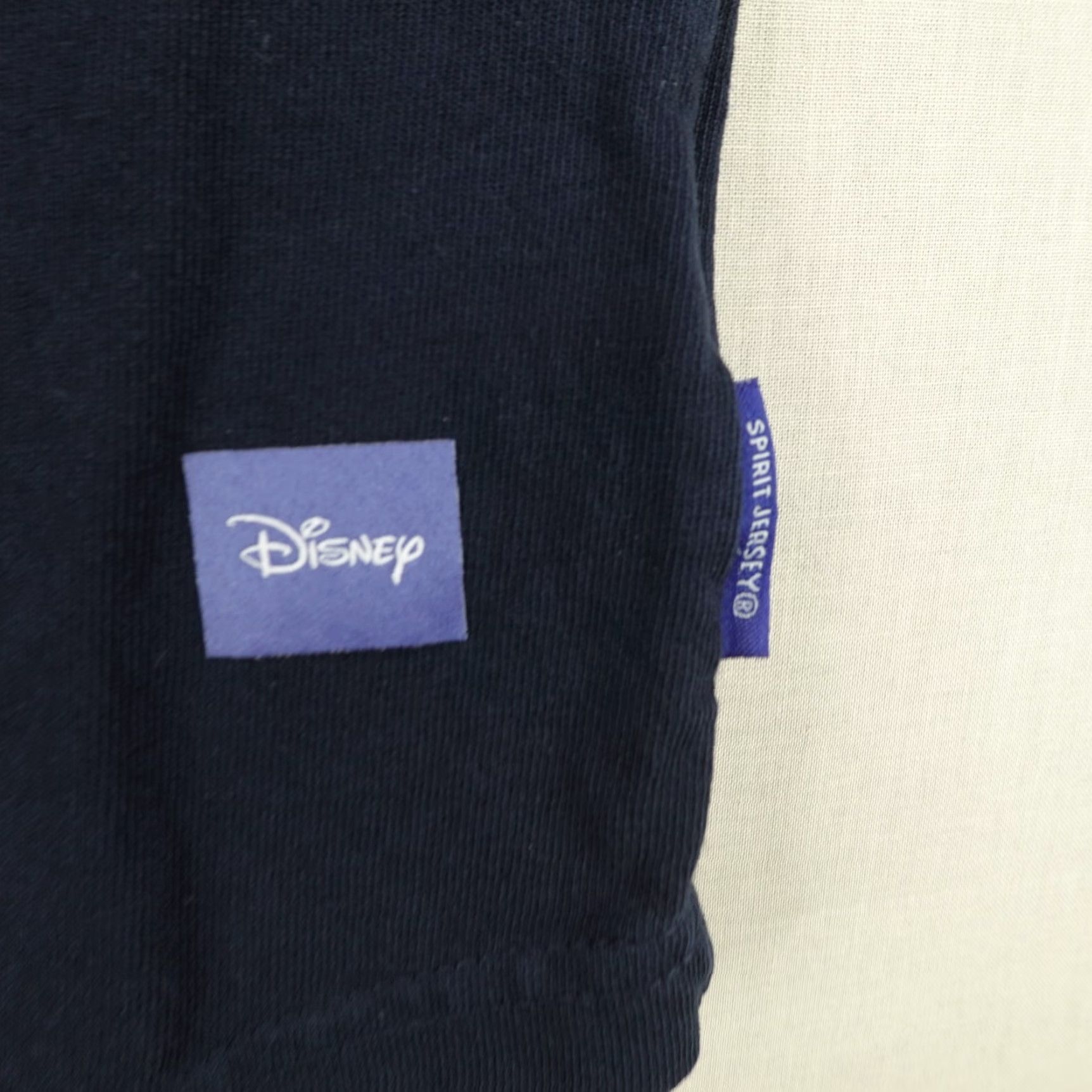 Disney VINTAGE Disney Spirit Jersey Shirt Mens Medium Black 100 Years of Wonder Cartoon Glitter Puff Logo Size US M / EU 48-50 / 2 - 4 Thumbnail