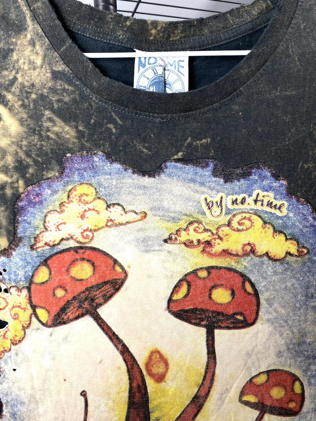 Vintage 🍄 LSD Psychedelic Mushrooms T Shirt Hype If six was nine Size US L / EU 52-54 / 3 - 4 Thumbnail