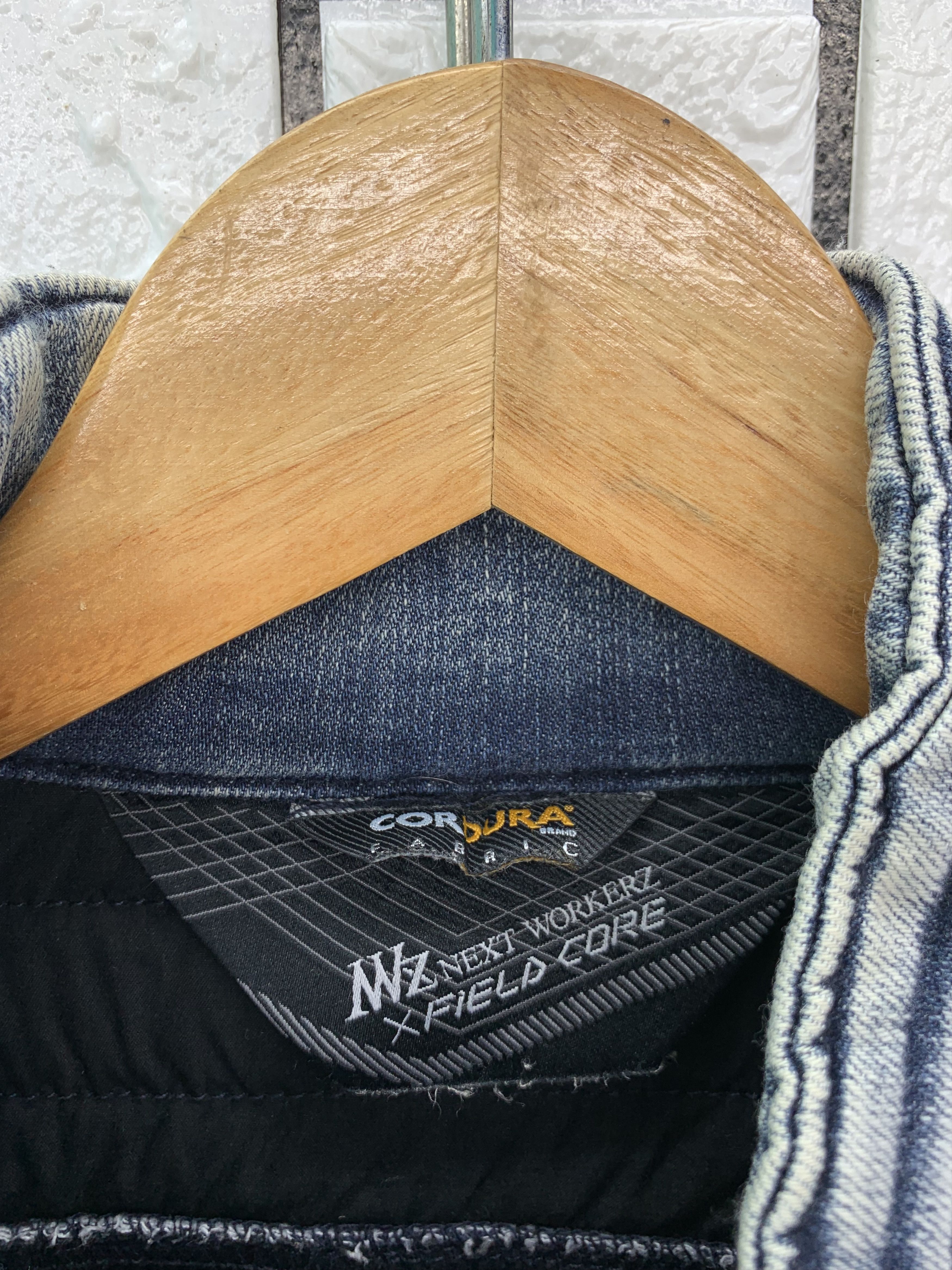 Japanese Brand Next Workerz X Field Core Stretch Denim Fit Jacket Size US M / EU 48-50 / 2 - 5 Thumbnail