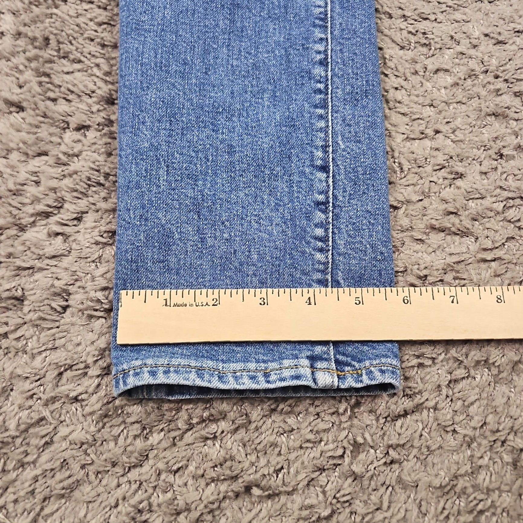 J.Crew J Crew Jeans Mens Slim Tapered 31 Light Wash Denim Stretch 28x32 Blue Cotton Spandex Regular 32 Inseam N/A 250 Size US 31 - 7 Thumbnail