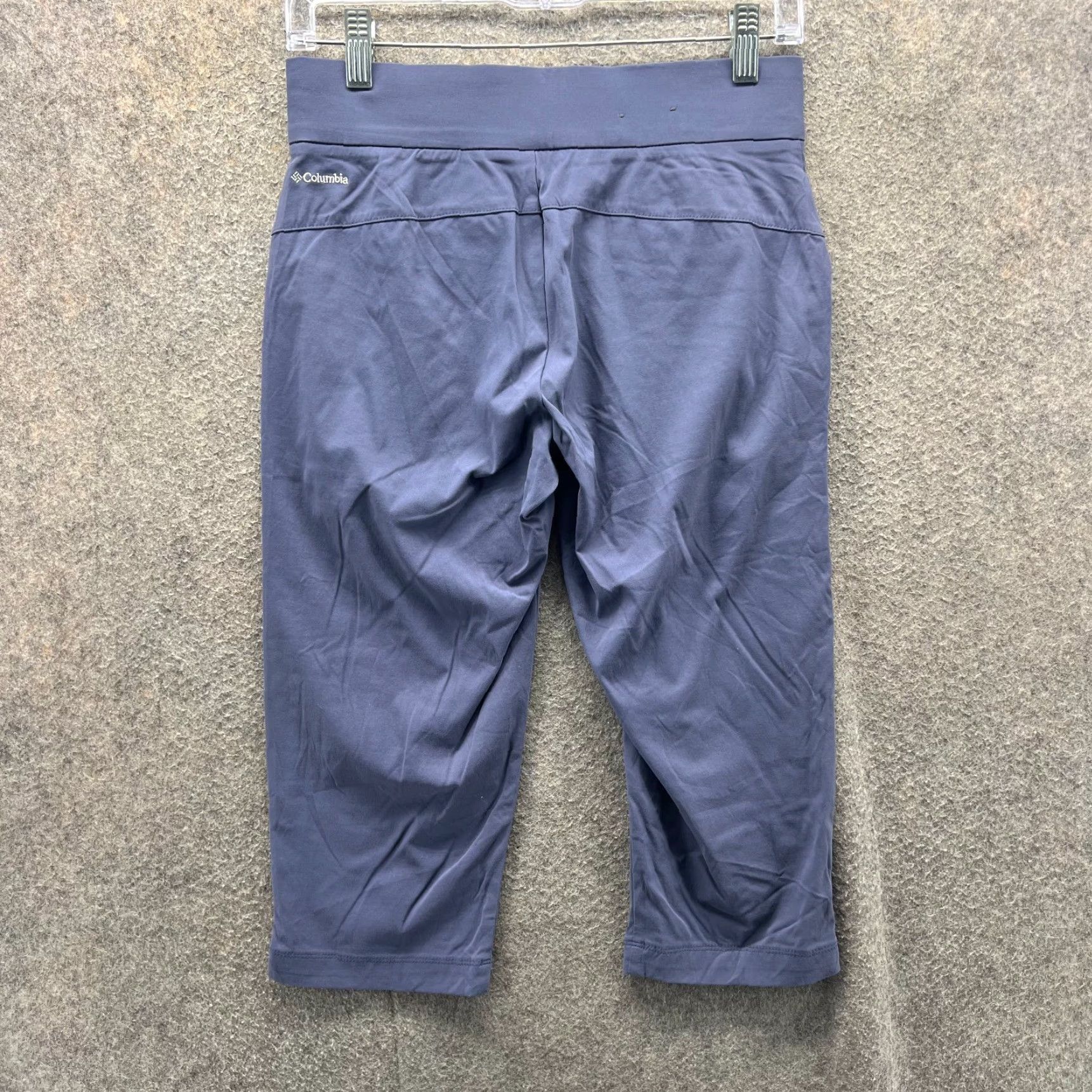 Vintage Columbia Capri Pants Women Small Blue Omni-Shield Stretch Casual Water Repellent Size 28" / US 6 / IT 42 - 2 Thumbnail