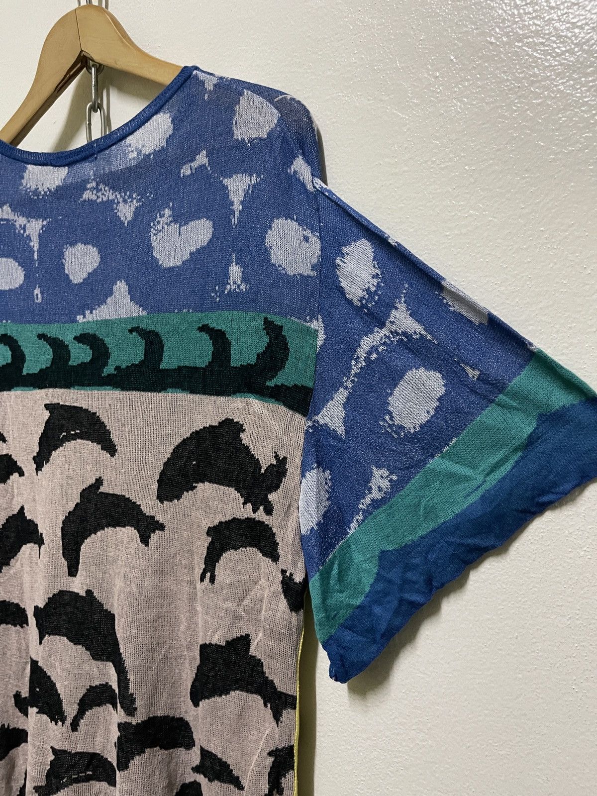 Issey Miyake × Tsumori Chisato Tsumori Chisato Dolphin Print Knit Size M / US 6-8 / IT 42-44 - 10 Thumbnail