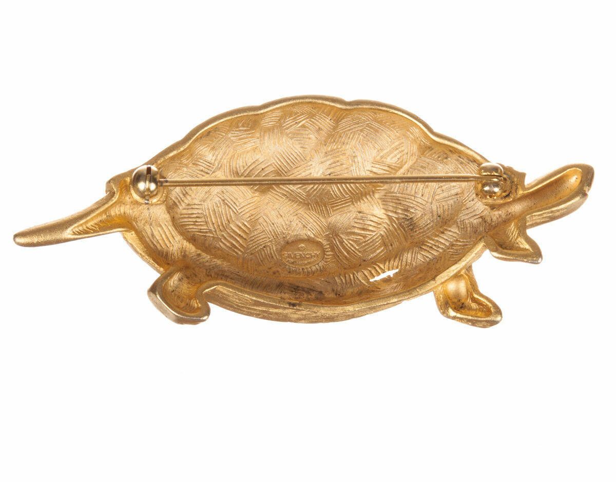 Givenchy Givenchy Gold Tone Turtle Pin Size ONE SIZE - 4 Thumbnail