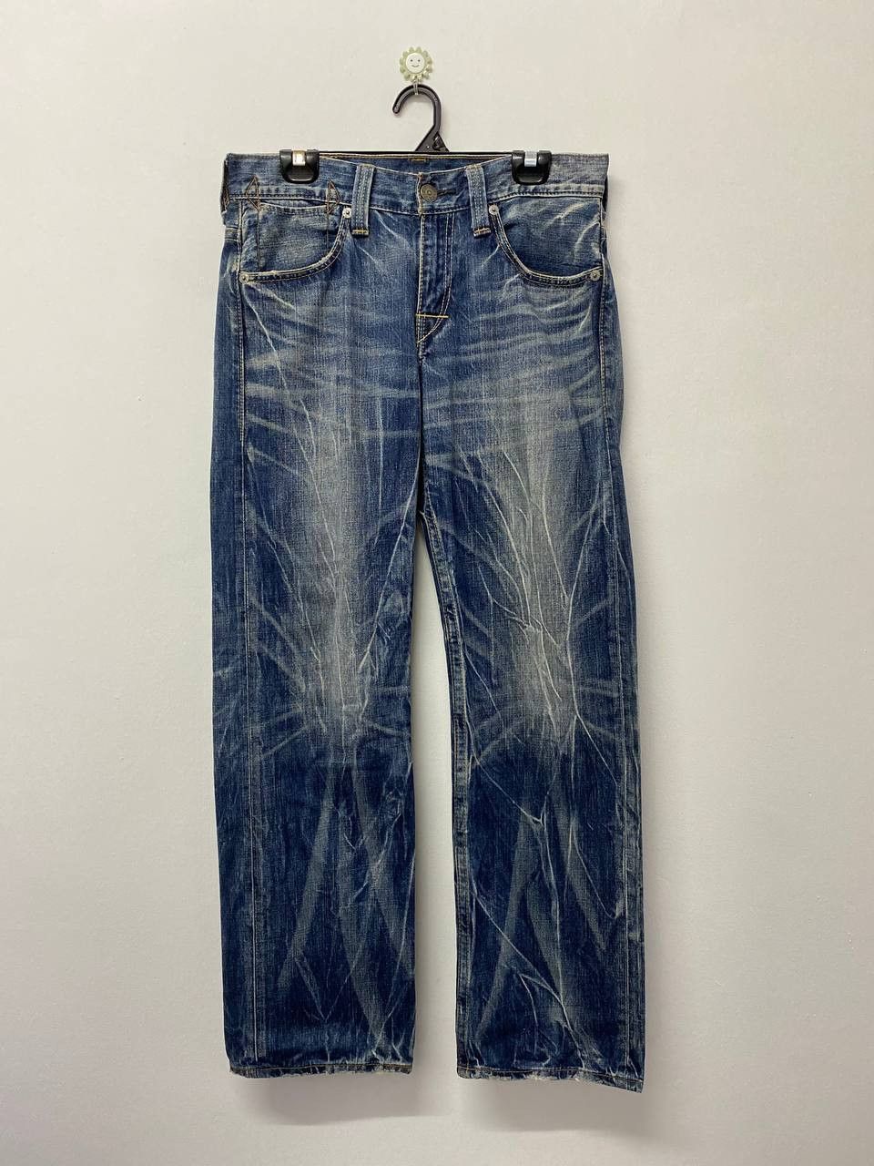 image of Le Grande Bleu L G B x Levis Vintage Levis 503 Very Nice Faded Design Denim, Men's (Size 34)