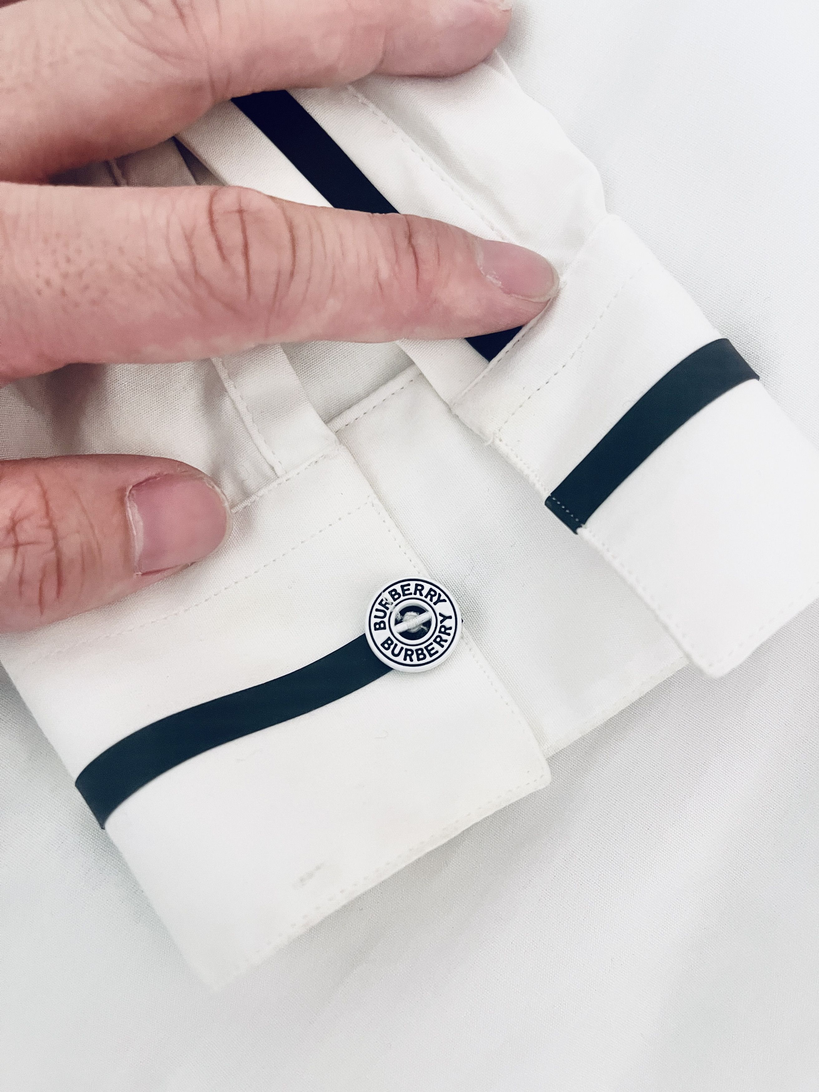 Burberry Burberry Men Dress shirt XXS white MSRP $500 Size US XXS / EU 40 - 4 Thumbnail