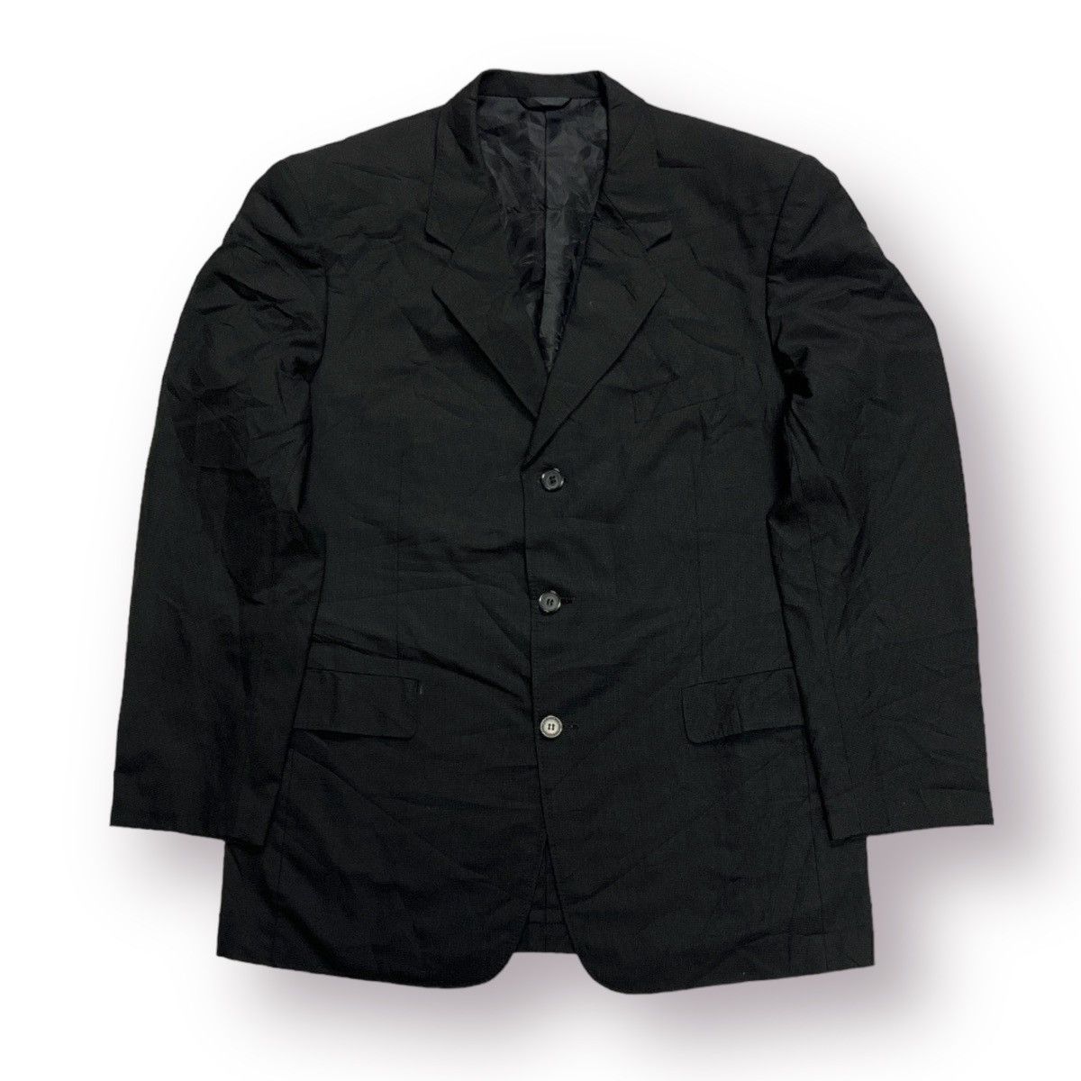 Yohji Yamamoto YOHJI🔥 black plaid Yohji Yamamoto A.A.R D'Urban Size 34S - 1 Thumbnail