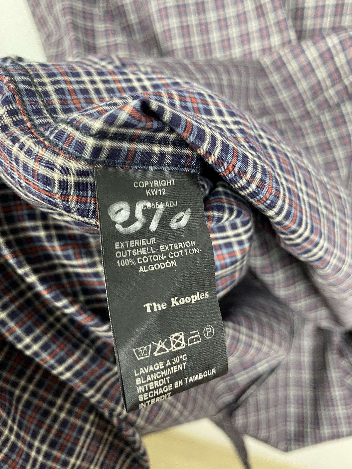 The Kooples The Kooples Checkered Shirt size M Size US M / EU 48-50 / 2 - 11 Thumbnail