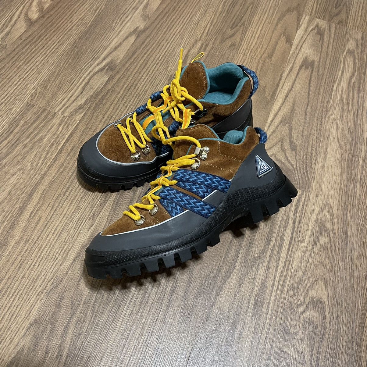 Lanvin Rare Lanvin Lanvin Hiking Boots in Brown italy 44 US 11 Size US 11 / EU 44 - 2 Thumbnail