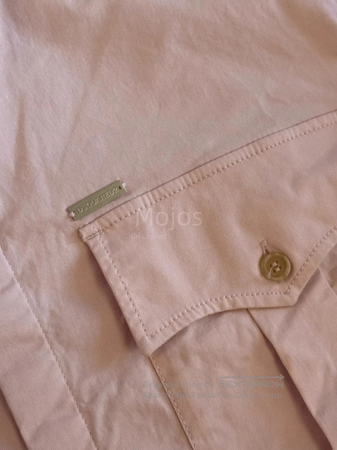 Dsquared2 Sz 52 Dsquared2 Double Pockets Work Shirt. Size US L / EU 52-54 / 3 - 4 Thumbnail