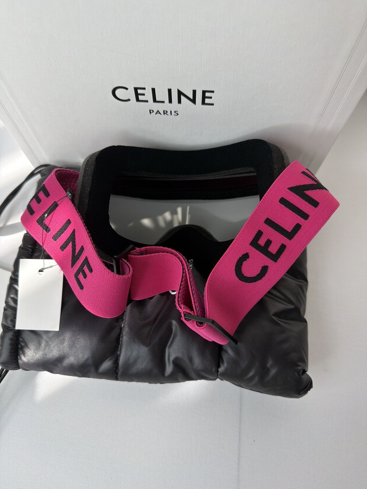 Celine Celine Ski Mask Goggles Pink NWT w/ Box Size ONE SIZE - 5 Thumbnail