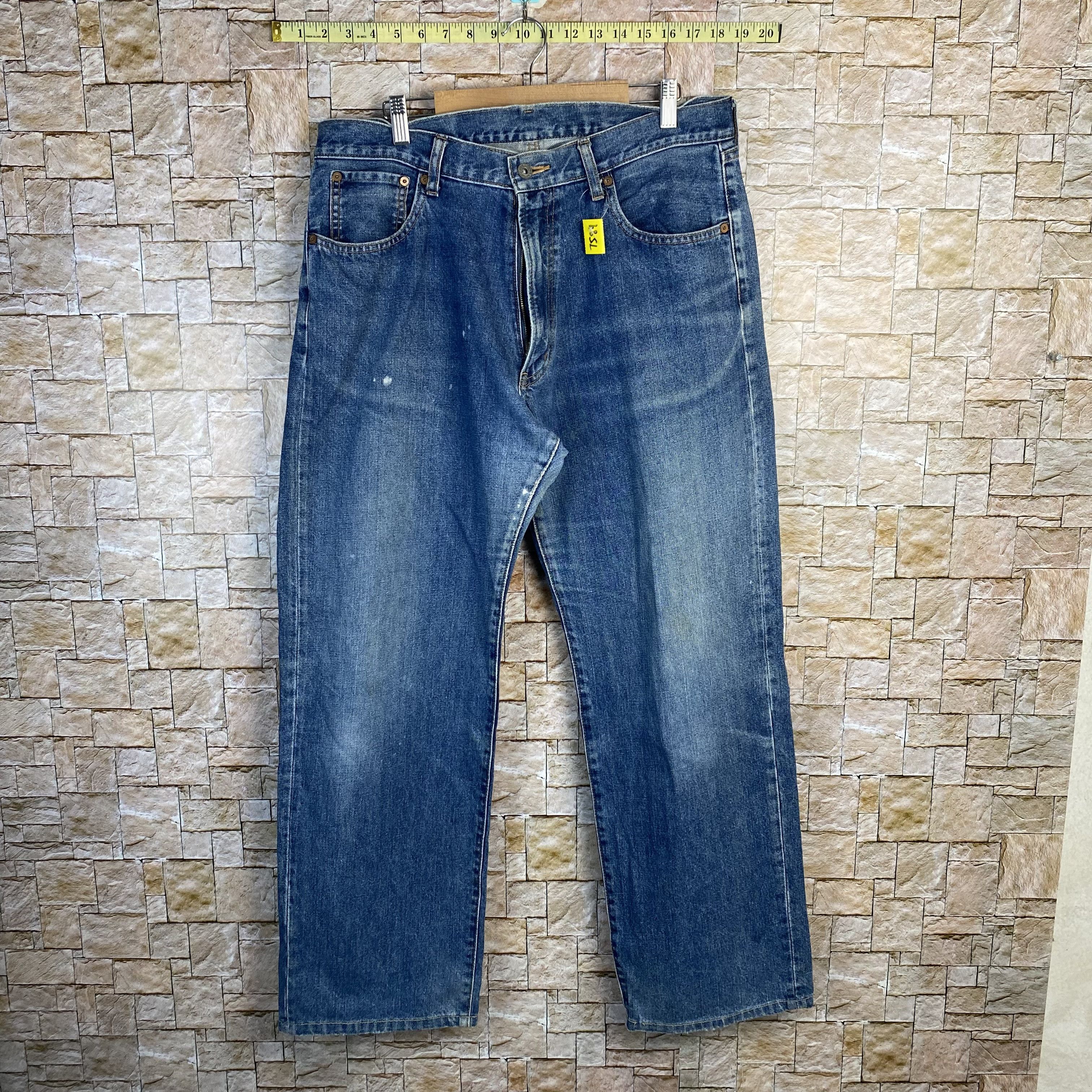 Vintage Japan vintage Blue Denim Pants #7589 Size US 34 / EU 50 - 1 Thumbnail