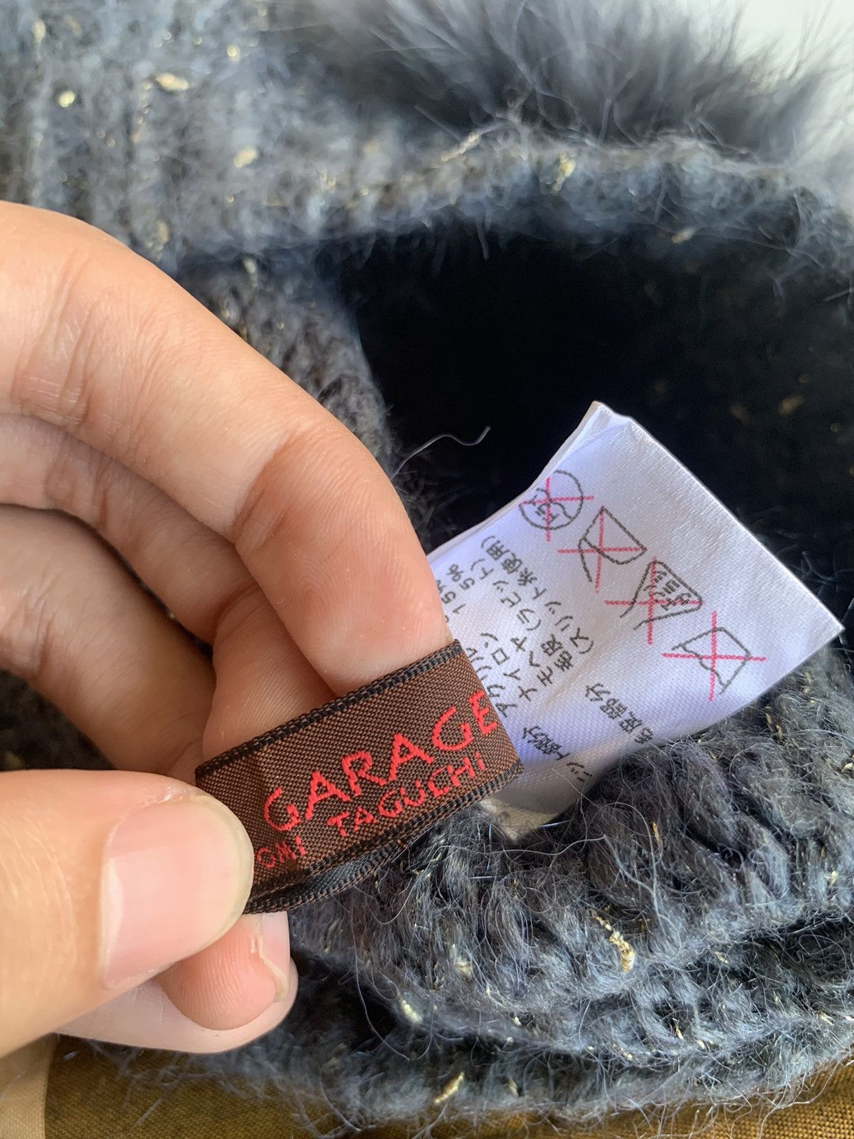 Japanese Brand × Kapital × Vintage Rave Garage By Kiyomi Taguchi Rare Knitted Beanie Hats🎌☠️ Size ONE SIZE - 11 Thumbnail