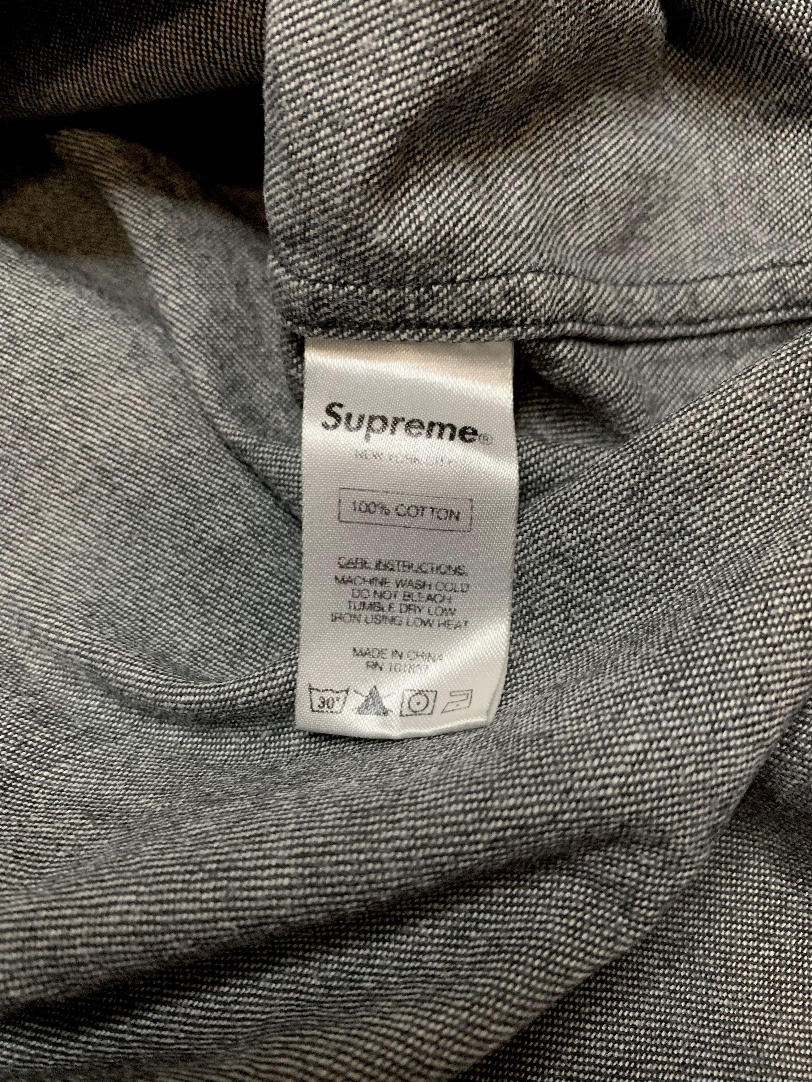 Supreme Supreme SS14 Denim Flannel Shirt Size US M / EU 48-50 / 2 - 5 Thumbnail