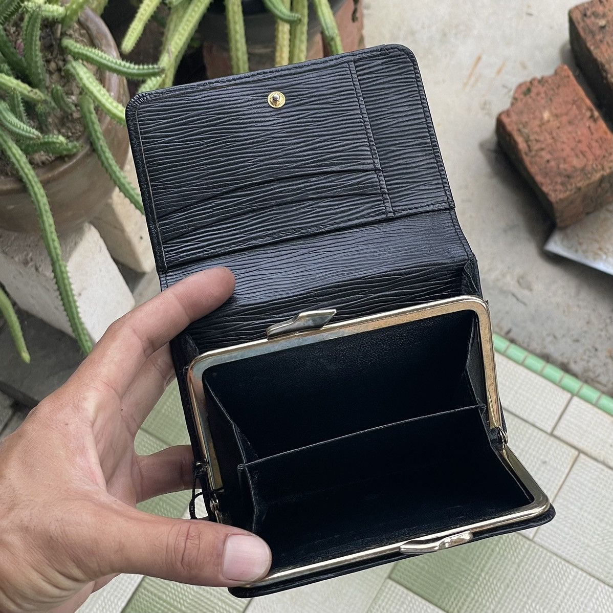 Japanese Brand × Leather Romano Bifold Genuine Leather Wallet Size ONE SIZE - 7 Thumbnail