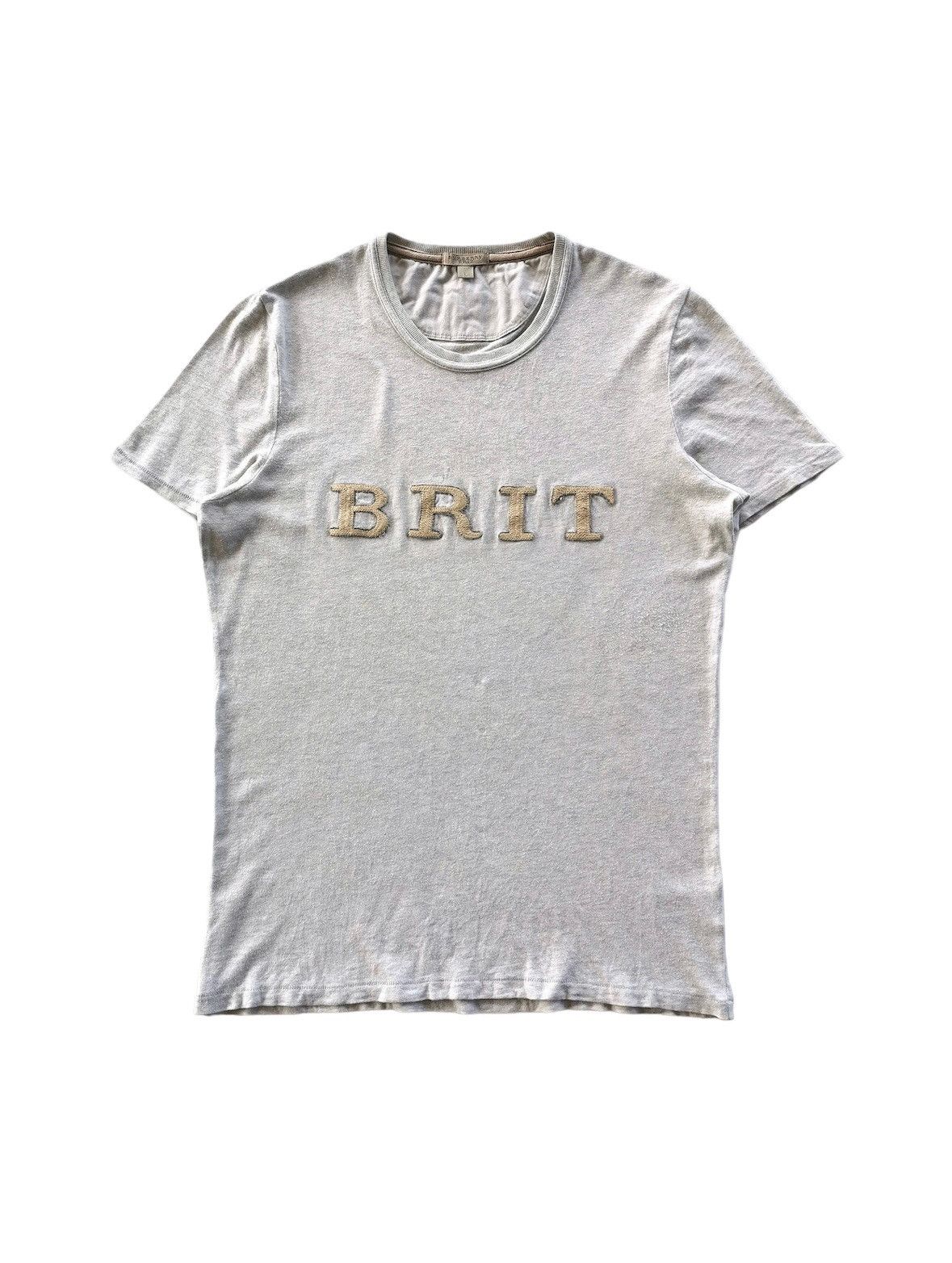 Burberry Burberry Brit Embroidery Slim Fit Tshirt Size US L / EU 52-54 / 3 - 1 Thumbnail