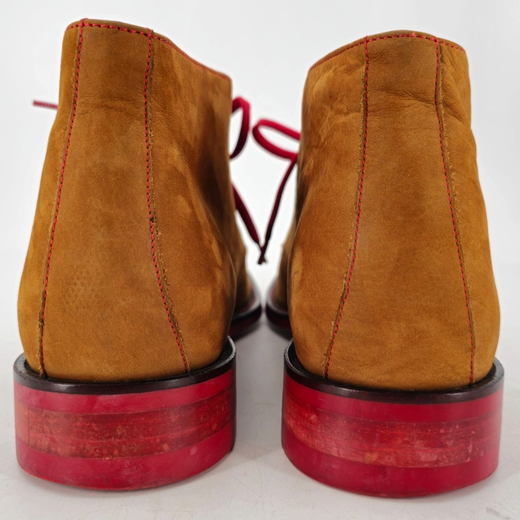 Donald Pliner Donald J. Pliner Italy Brown Suede Chukka Boots Men size 8.5 Size US 8.5 / EU 41-42 - 5 Thumbnail