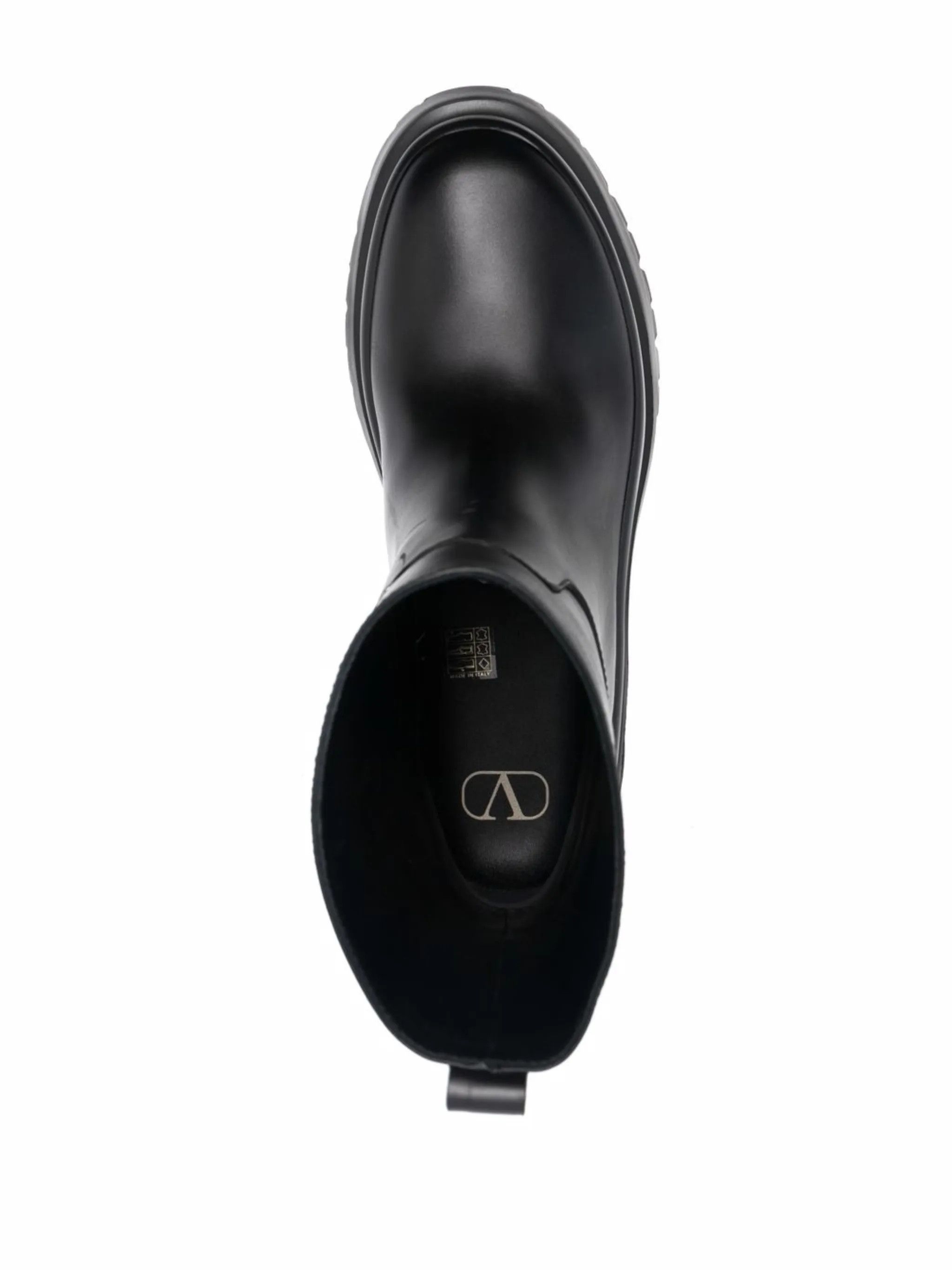 Valentino o1y0525 Logo Ankle Boots in Black Size US 7 / EU 40 - 4 Thumbnail