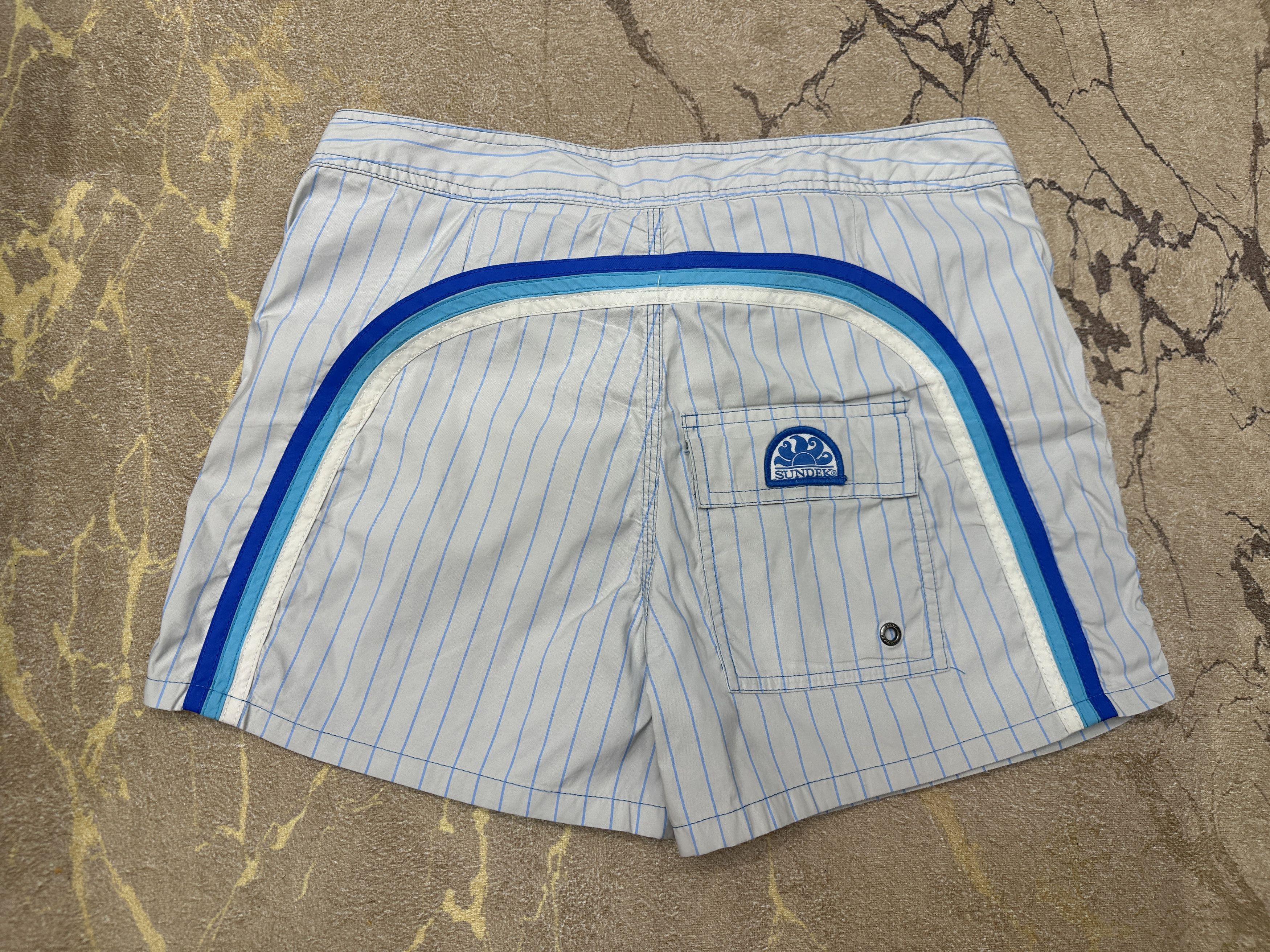 Sundek Zebra Sundek 29 Beach Board Shorts Trunks BathSuit Size 29 S Size US 29 - 4 Thumbnail