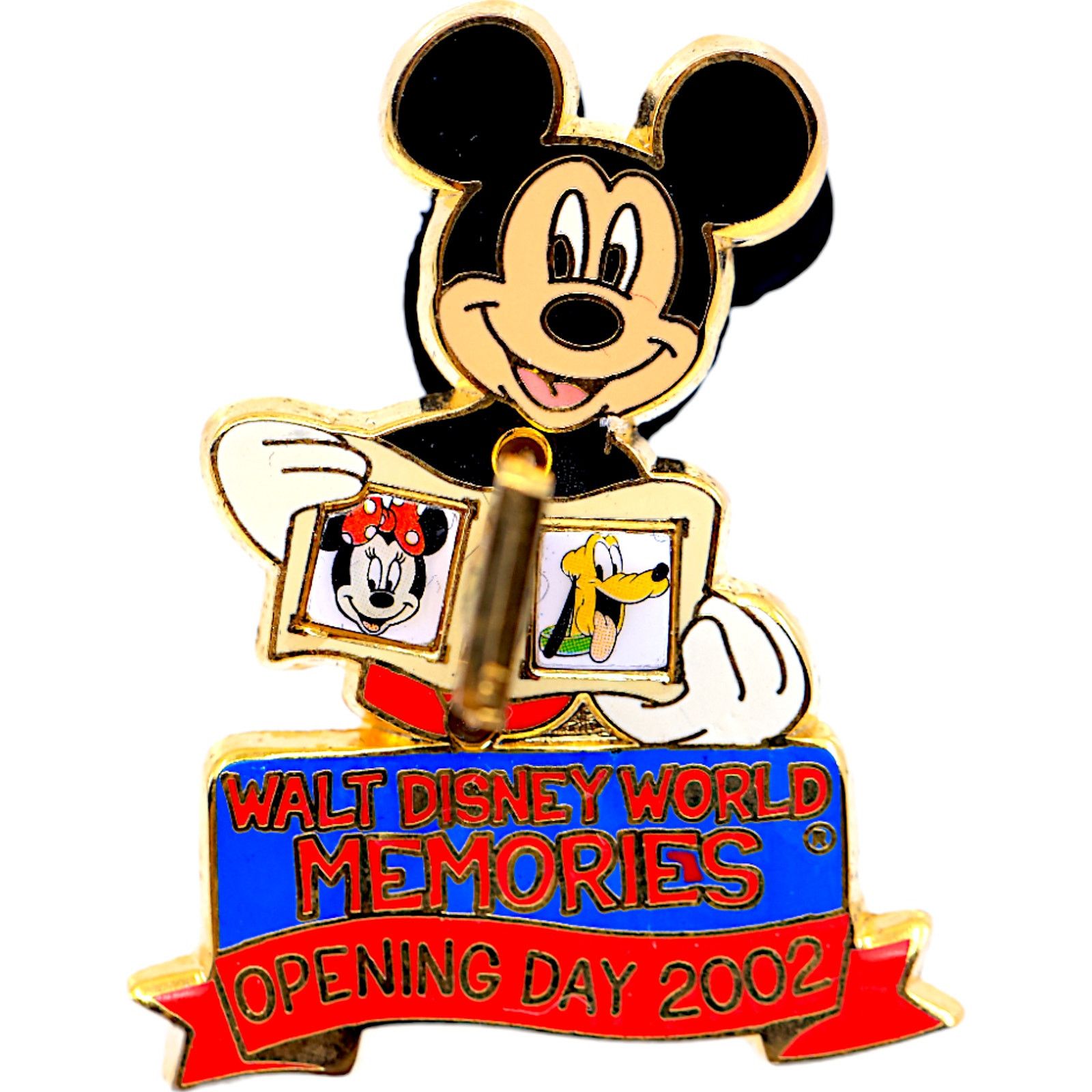 Disney Walt Disney 2002 Opening Day Memories Book Mickey LE Pin Size ONE SIZE - 5 Thumbnail
