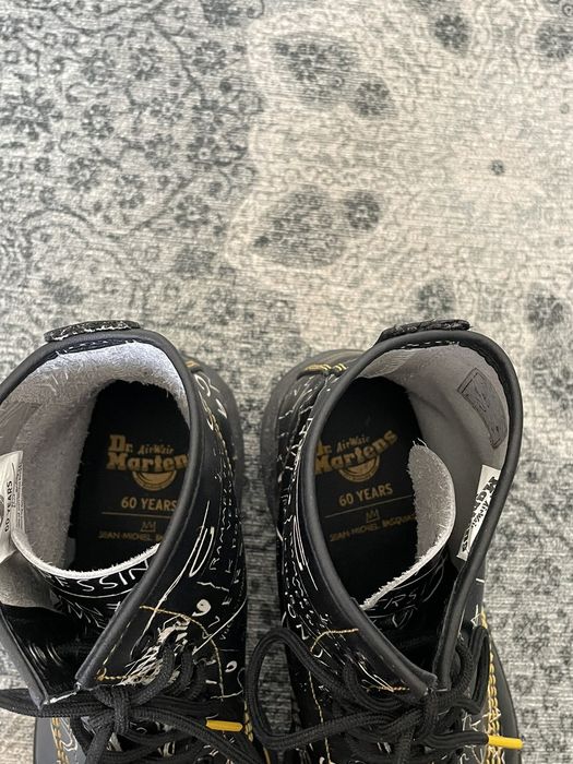 1460 basquiat leather ankle boots