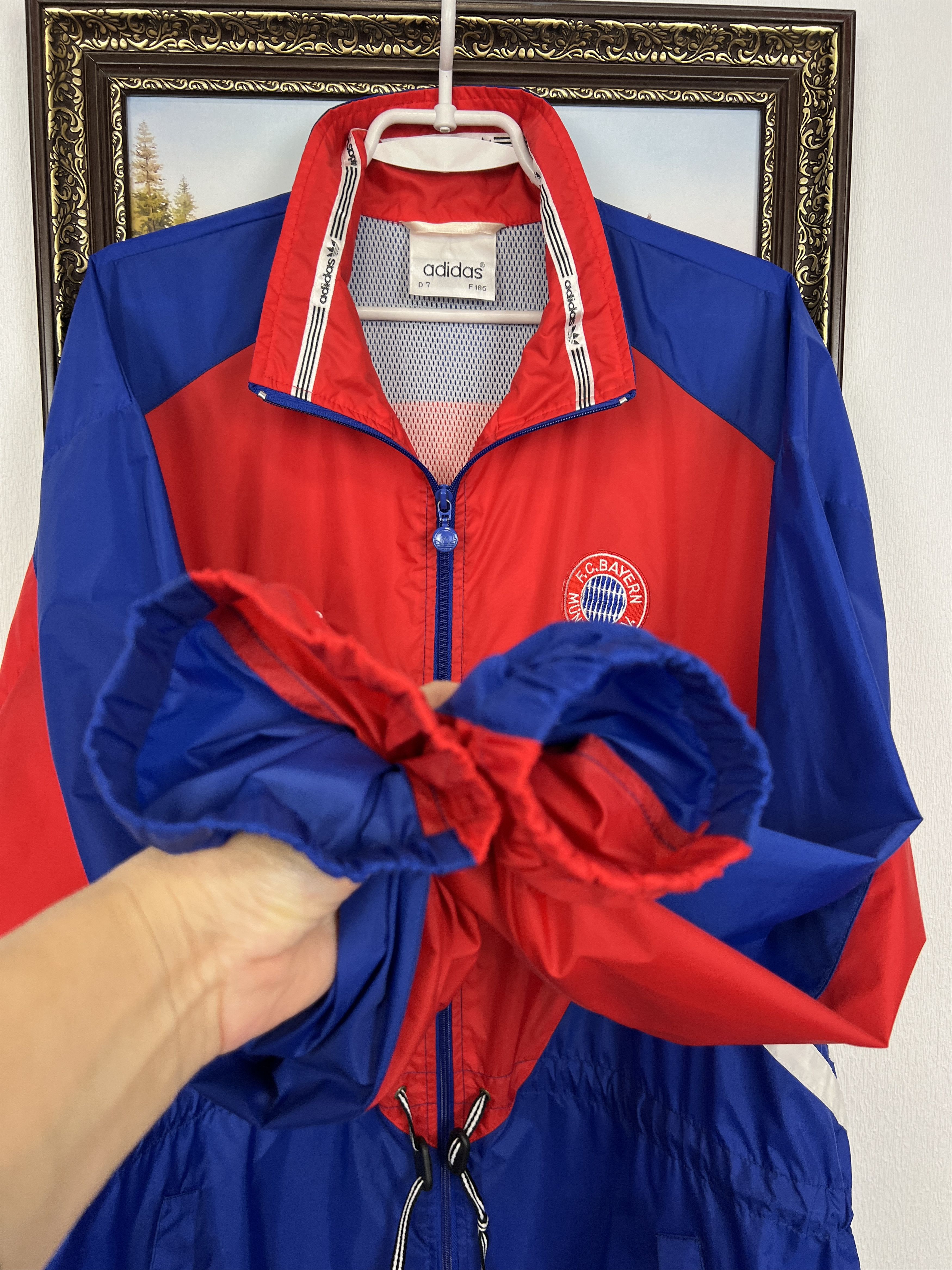 Adidas Vintage 90's Adidas Bayern Munich Football Jacket Soccer Size US XL / EU 56 / 4 - 5 Thumbnail