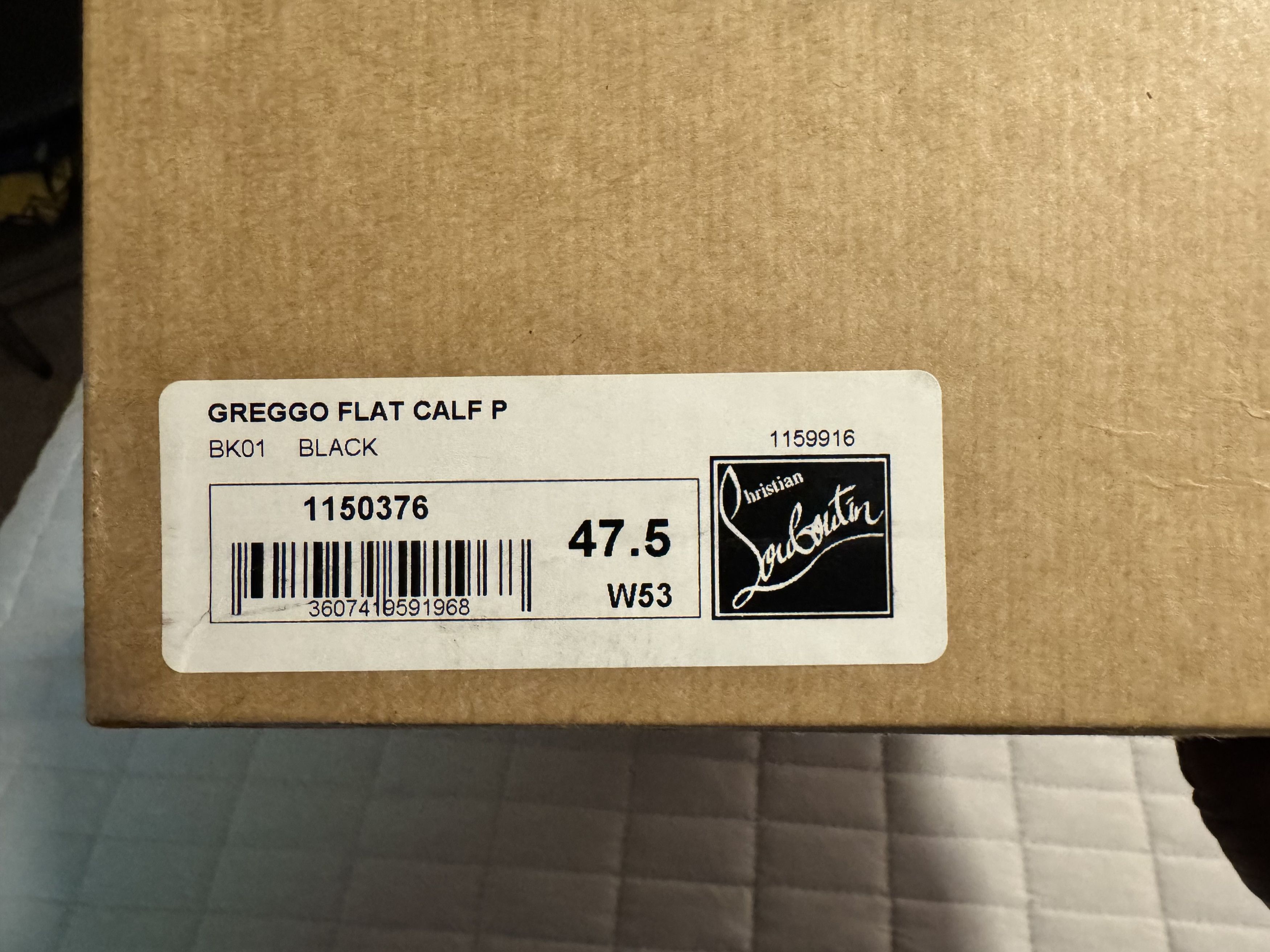 Christian Louboutin Greggo Flat Calf P Size US 14 / EU 47 - 3 Thumbnail