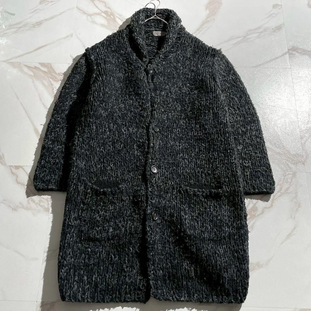 Yohji Yamamoto Yohji Yamamoto pour homme 09AW Knit Coat Size US L / EU 52-54 / 3 - 2 Thumbnail