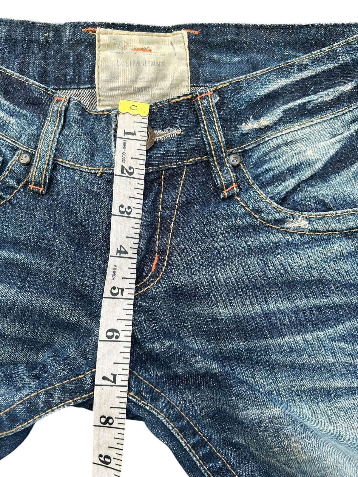 Kapital Flare YOSHITOMO NARA LOLITA JAPANESE Low rise Denim Jeans Size US 29 - 20 Thumbnail
