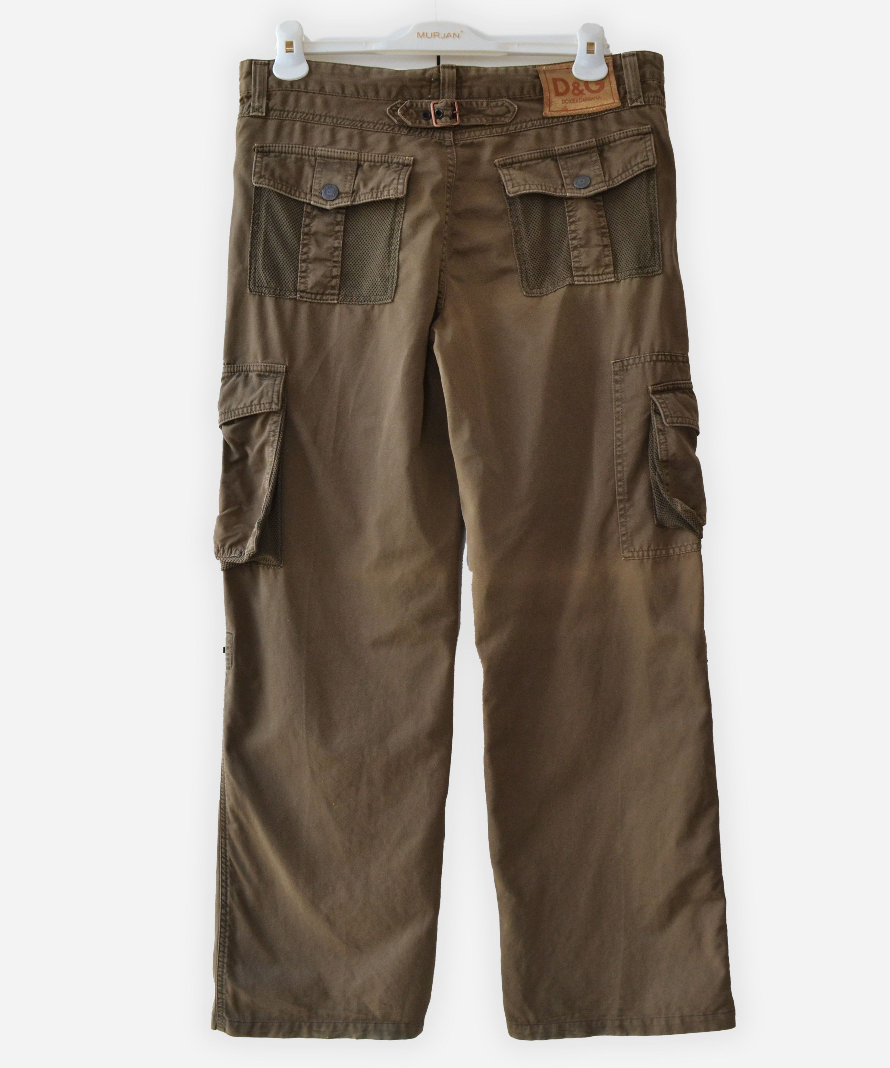 Dolce & Gabbana Dolce Gabbana Cargo Pants Bondage 2003 D&G Brown Trousers Size US 30 / EU 46 - 3 Thumbnail