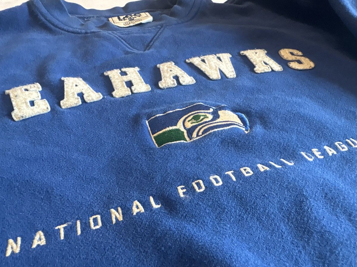 Other Vintage Seahawks Embroidered Crewneck/ sweatshirt/ pullover Size US L / EU 52-54 / 3 - 3 Thumbnail
