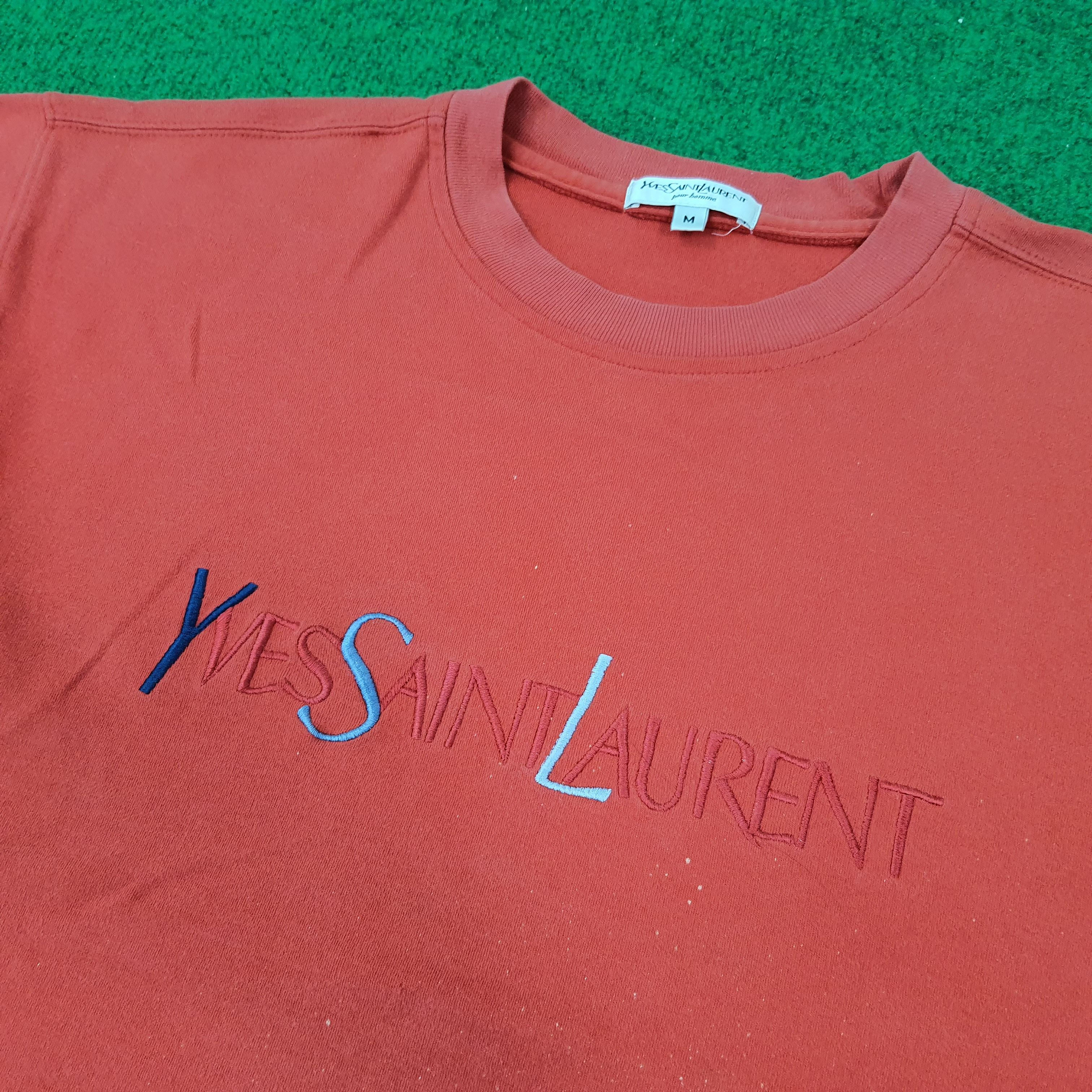 Yves Saint Laurent Vintage YSL Yves SAint Laurent Designer Tshirt C239N55 Size US L / EU 52-54 / 3 - 2 Thumbnail