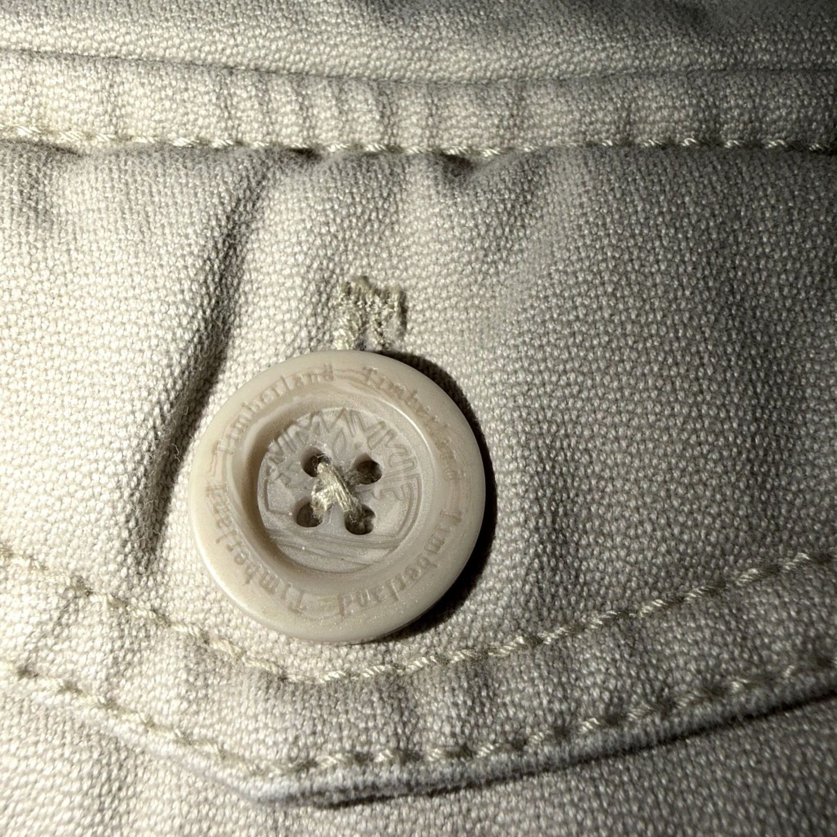 Timberland VINTAGE Timberland Work Jacket Canvas Men’s Large Embroidered Logo 90’s Beige L Mens Size US L / EU 52-54 / 3 - 3 Thumbnail