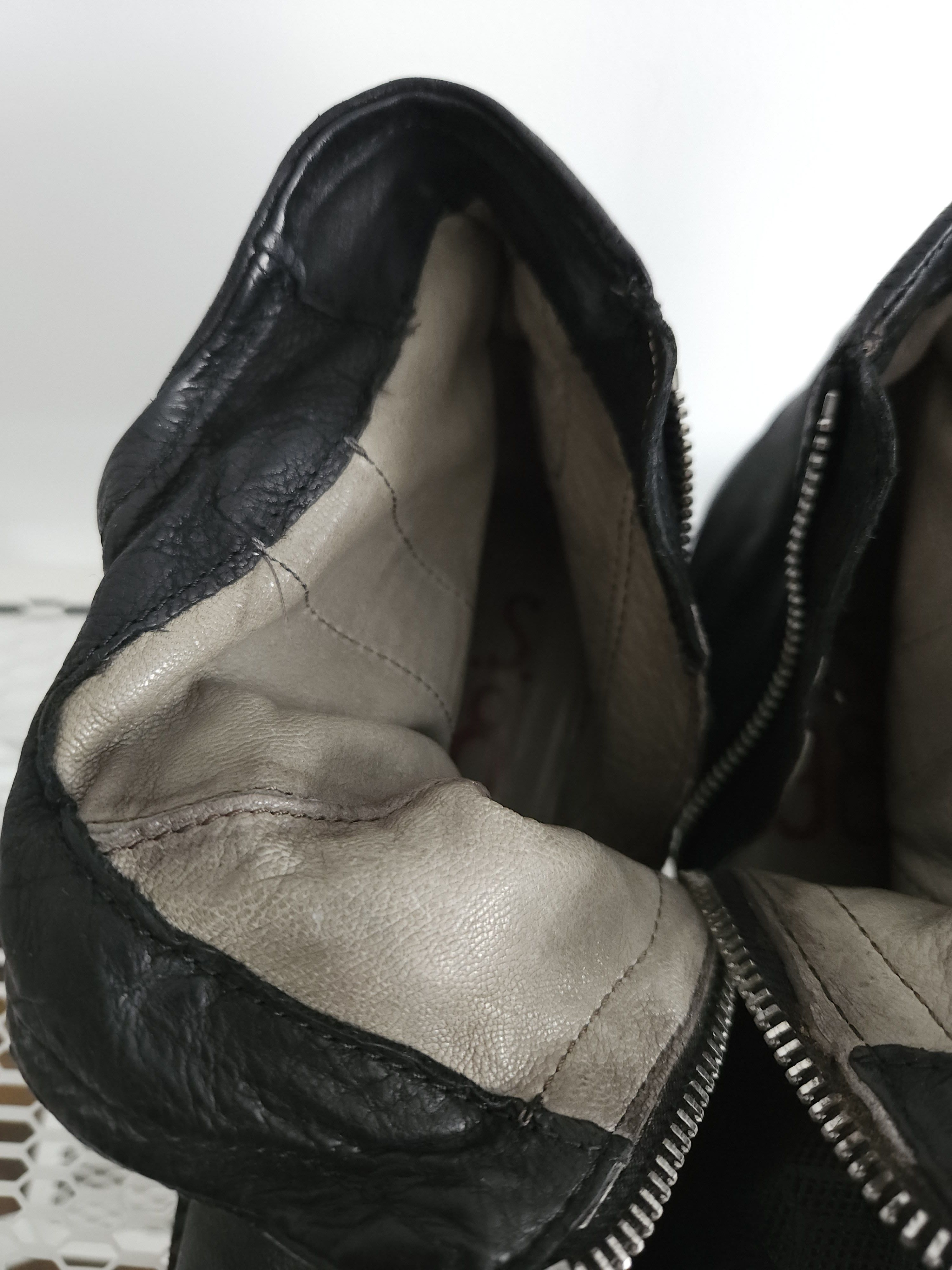 A.S.98 Archive AS98 black layered leather side zip ankle boots Size US 7 / IT 37 - 22 Thumbnail