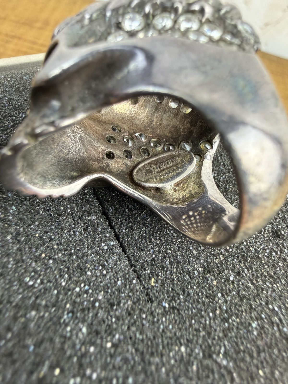 Vivienne Westwood Vintage Vivienne Westwood Skull Wreath 925 Silver Ring XS Size ONE SIZE - 7 Thumbnail