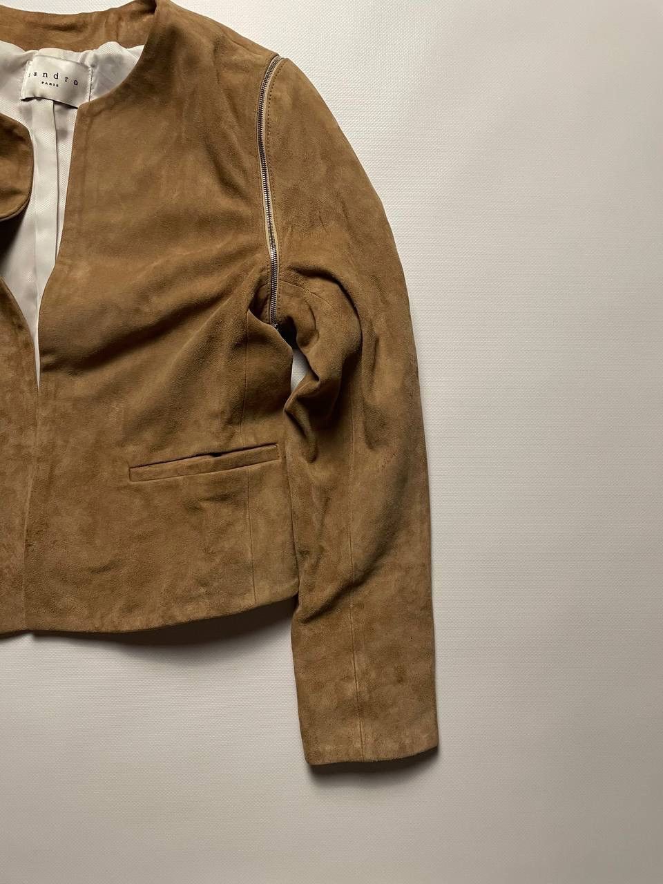 Sandro Sandro Paris Suede Leather Jacket/Vest Size 1 Size XS / US 0-2 / IT 36-38 - 3 Thumbnail
