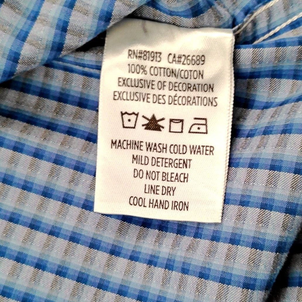 Robert Graham Robert Graham Blue Striped MED Contrasting Geometric Cuff Size US M / EU 48-50 / 2 - 6 Thumbnail