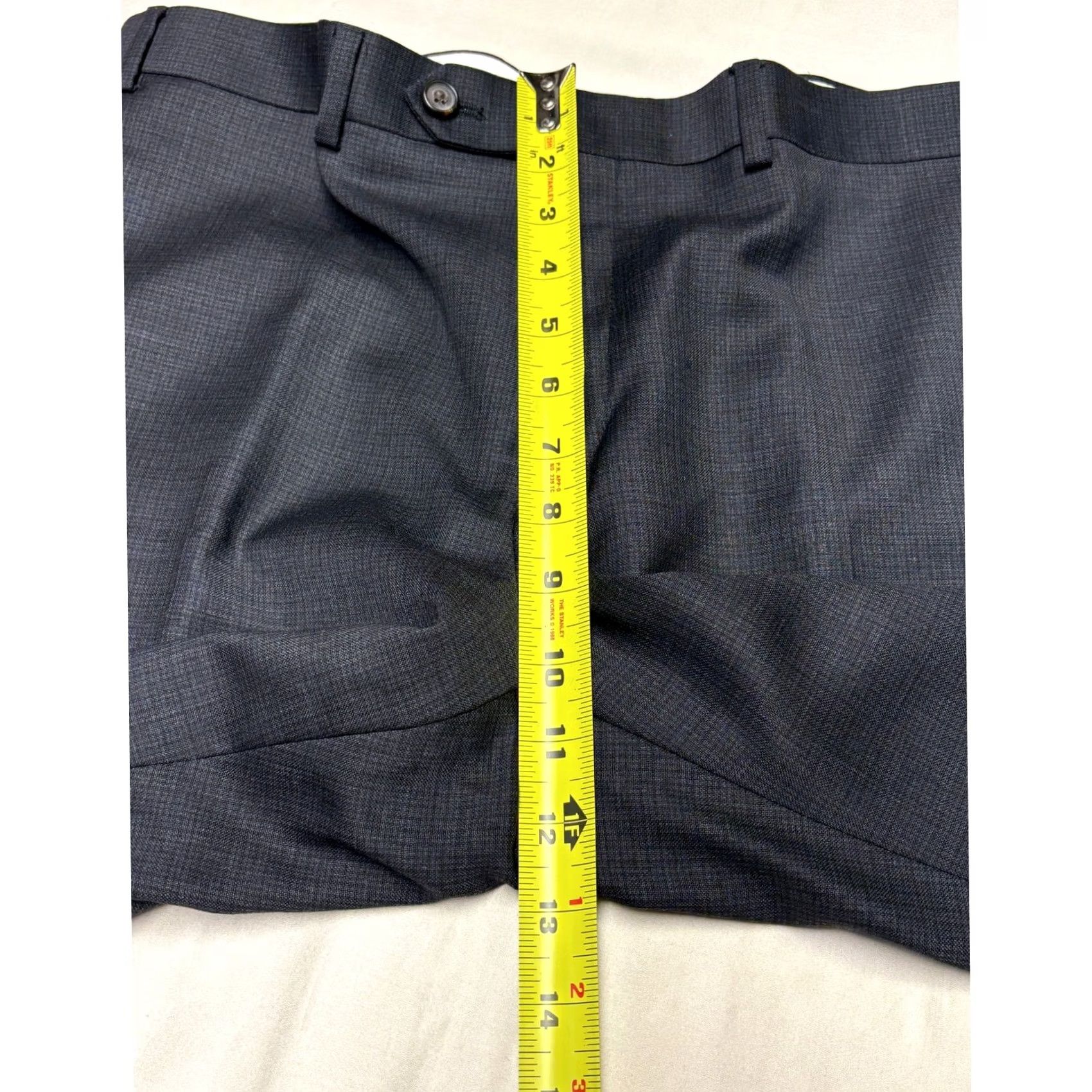 Ralph Lauren Lauren Ralph Lauren Dress Pants Slim Fit 36x30 Wool Charcoal Grey Check Men Regular Pants Size US 36 / EU 52 - 7 Thumbnail