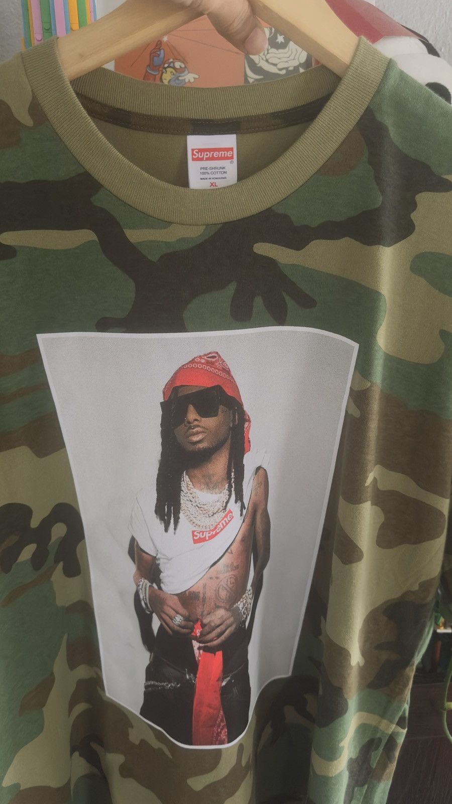 Supreme Playboi carti + SUPREME camo Tee - XL Size US XL / EU 56 / 4 - 4 Thumbnail