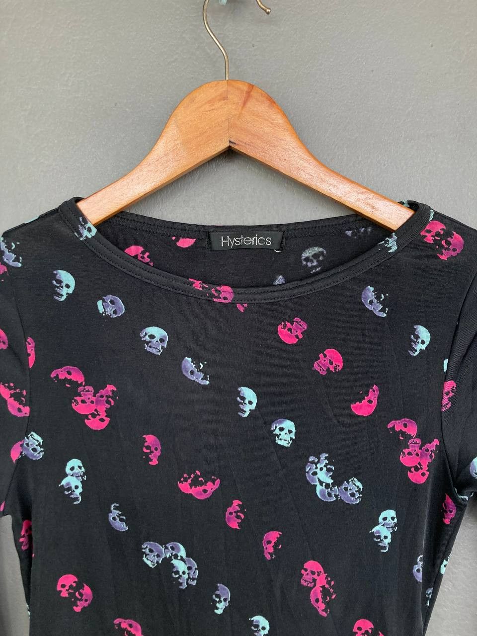 Hysteric Glamour 90’s Hysterics Mesh Longsleeves Top Size XS / US 0-2 / IT 36-38 - 3 Thumbnail
