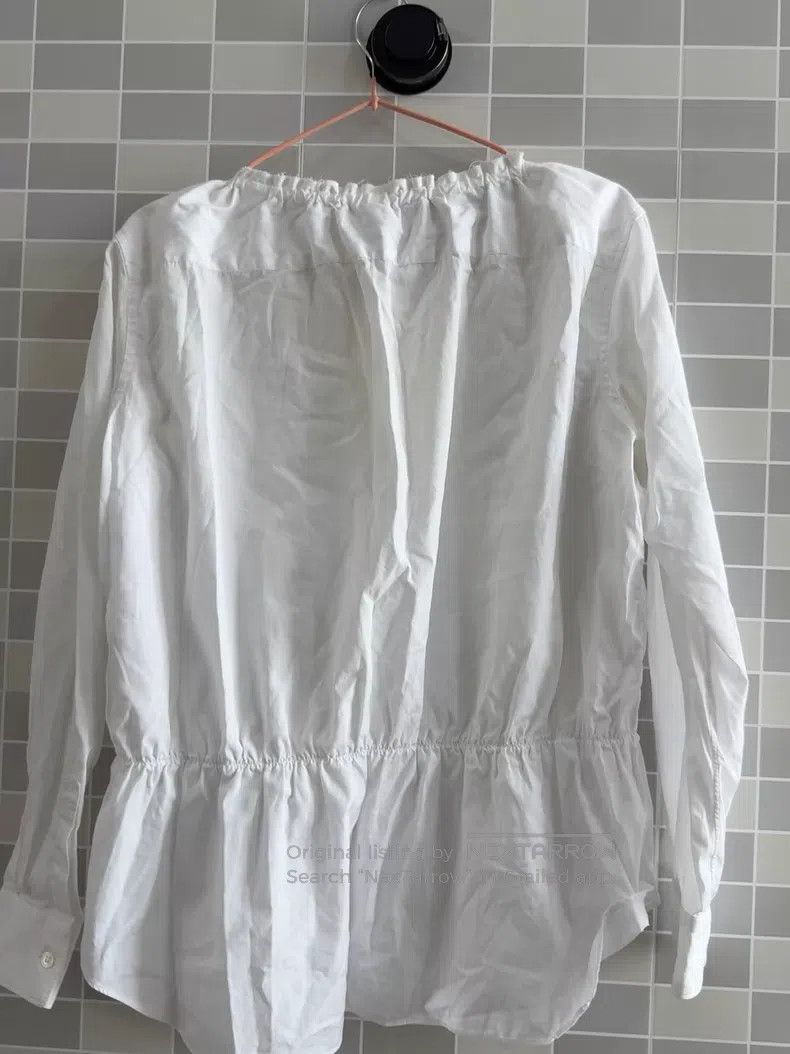 Comme des Garcons Comme des Garcons White Long Sleeve Shirt Size S / US 4 / IT 40 - 2 Thumbnail