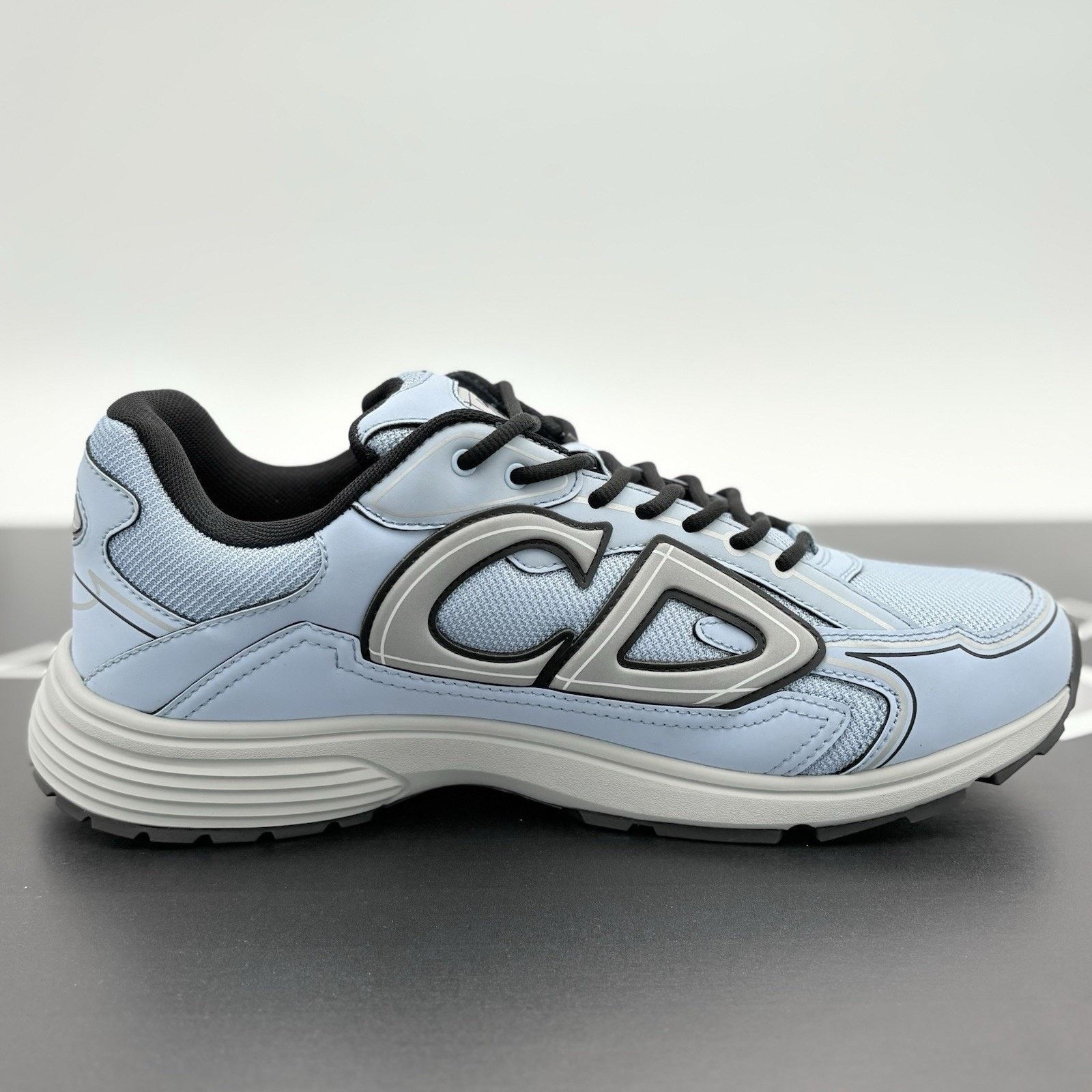 Dior Dior B30 Reflective Sneaker ' Blue Gray ' | ONLY WORN ONCE! Size US 13 / EU 46 - 10 Thumbnail