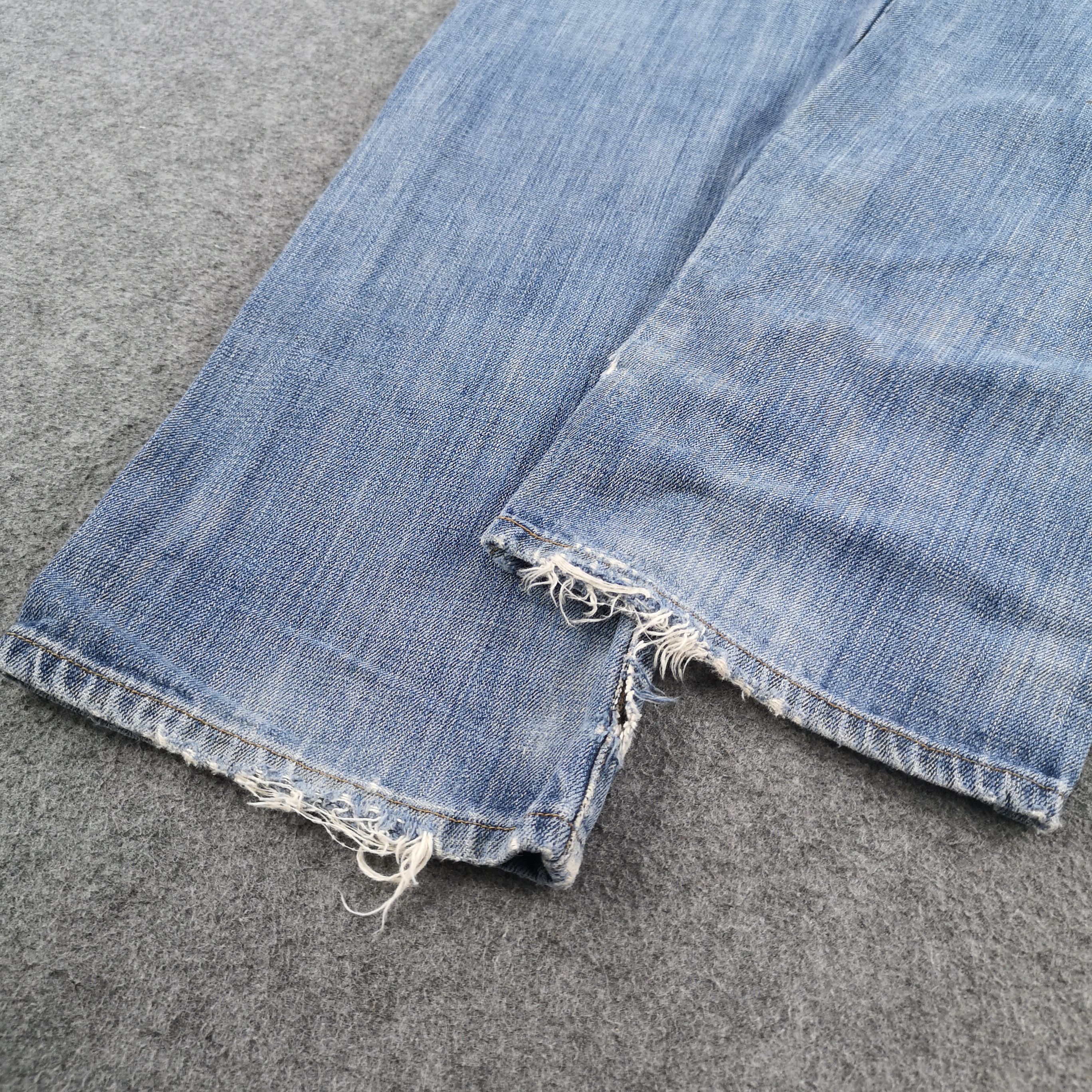 Levi's Vintage Distress Levis 501 Jeans - JM1065 Size US 34 / EU 50 - 5 Thumbnail