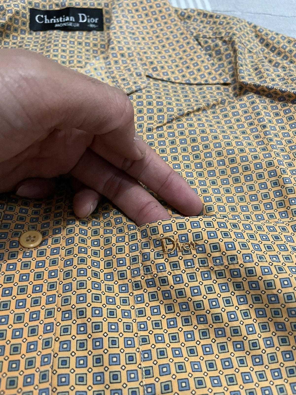Christian Dior Monsieur Shirt christian dior Size US XL / EU 56 / 4 - 3 Thumbnail