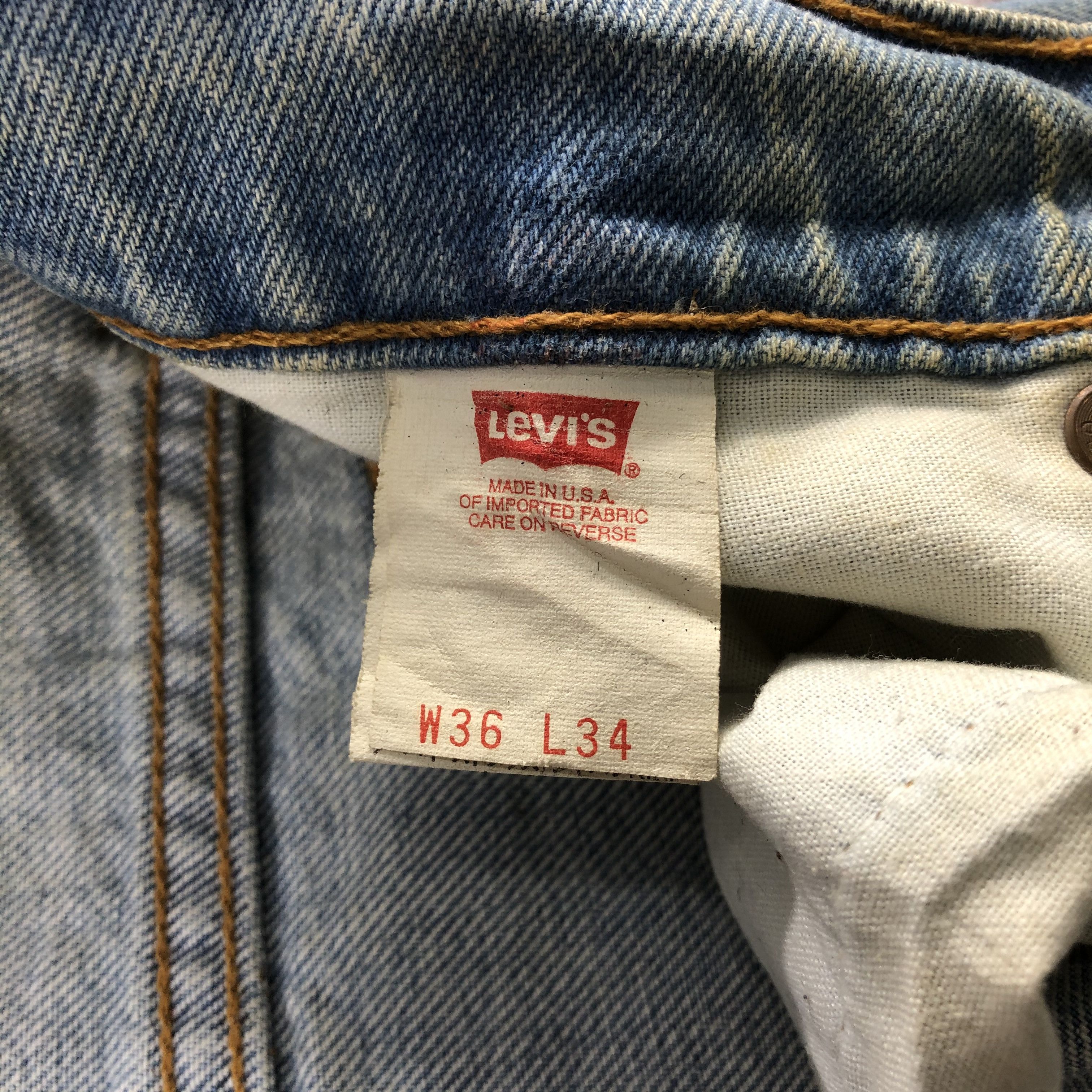 Levi's × Vintage Vintage 90s Light Wash Levis 515 Jeans-JM2217 Size US 36 / EU 52 - 9 Thumbnail
