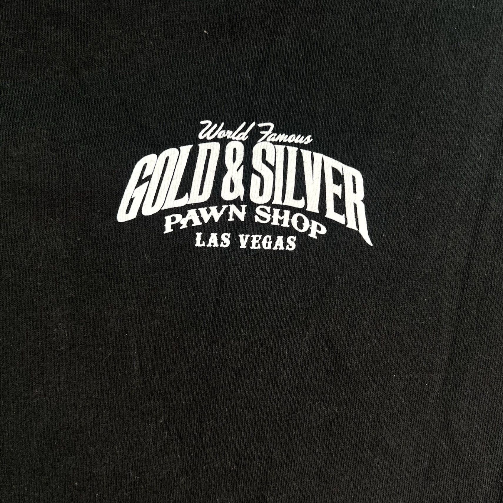 Delta VINTAGE Gold And Silver Pawn Shop Las Vegas T-Shirt Men’s XL Black Size US XL / EU 56 / 4 - 3 Thumbnail